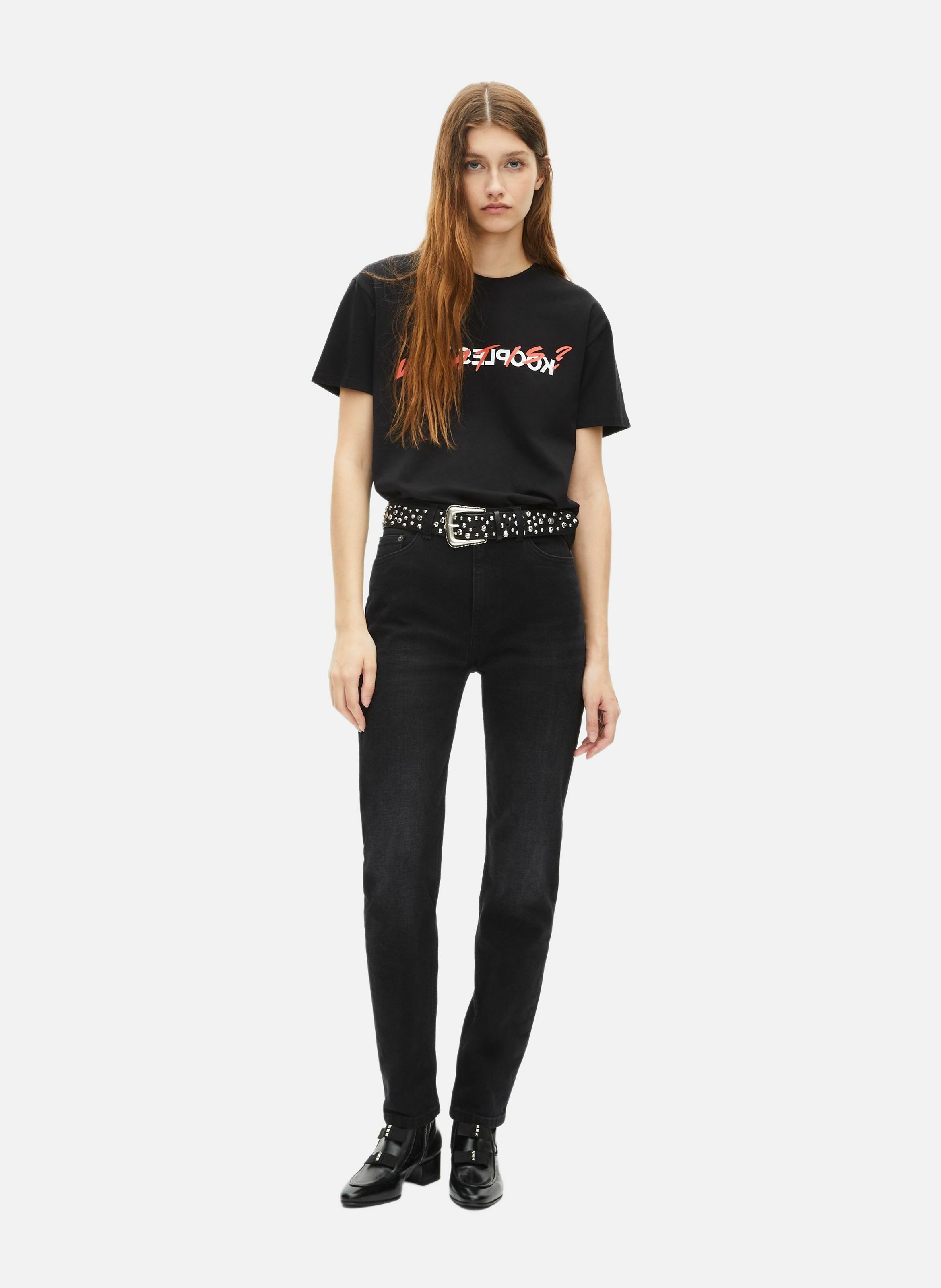Printed logo T-shirt THE KOOPLES Black