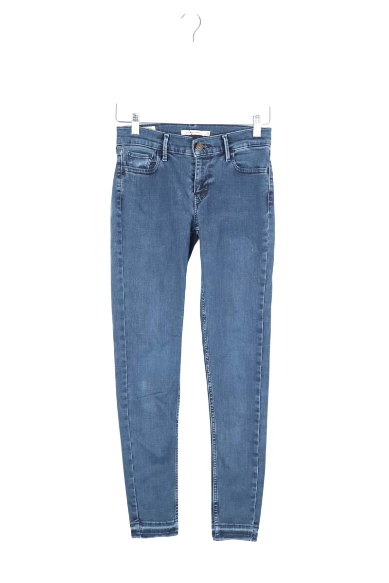 Cotton skinny jeans LEVI'S - Seconde main Blue