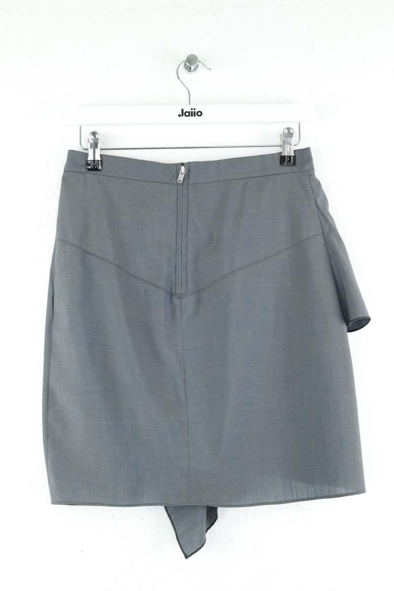 Mini jupe en laine ISABEL MARANT ÉTOILE - SECONDE MAIN Gris