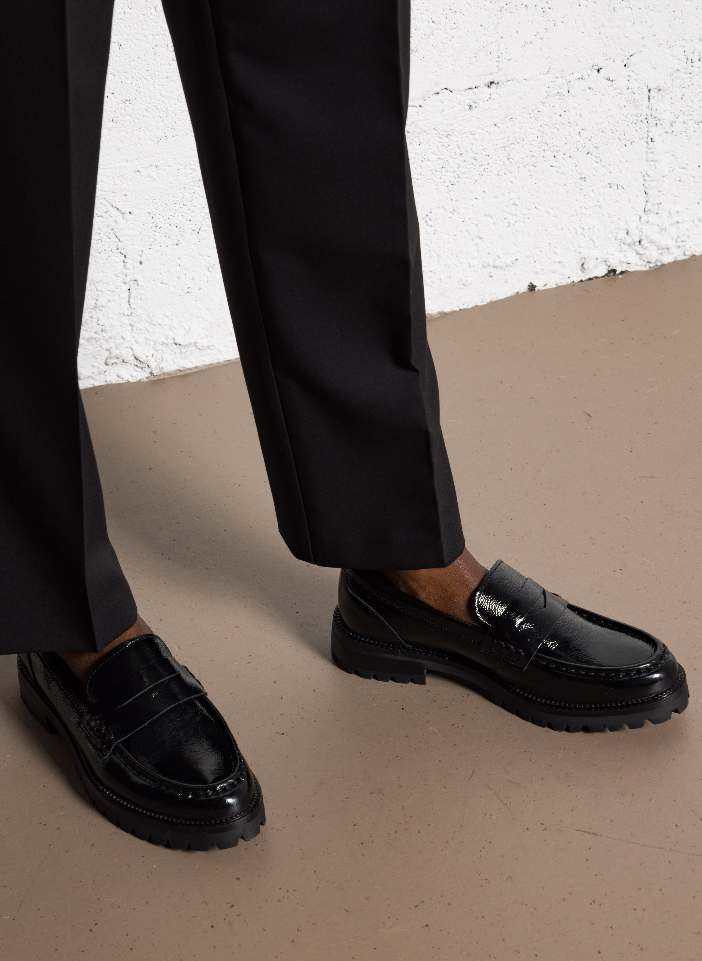 Mocassins en cuir MELLOW YELLOW Noir