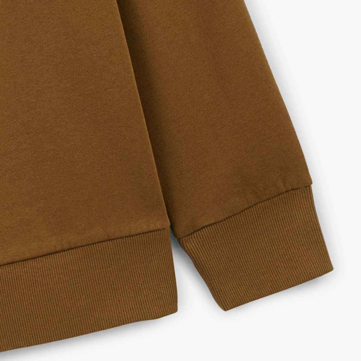 Plain round neck sweatshirt SERGE BLANCO Brown