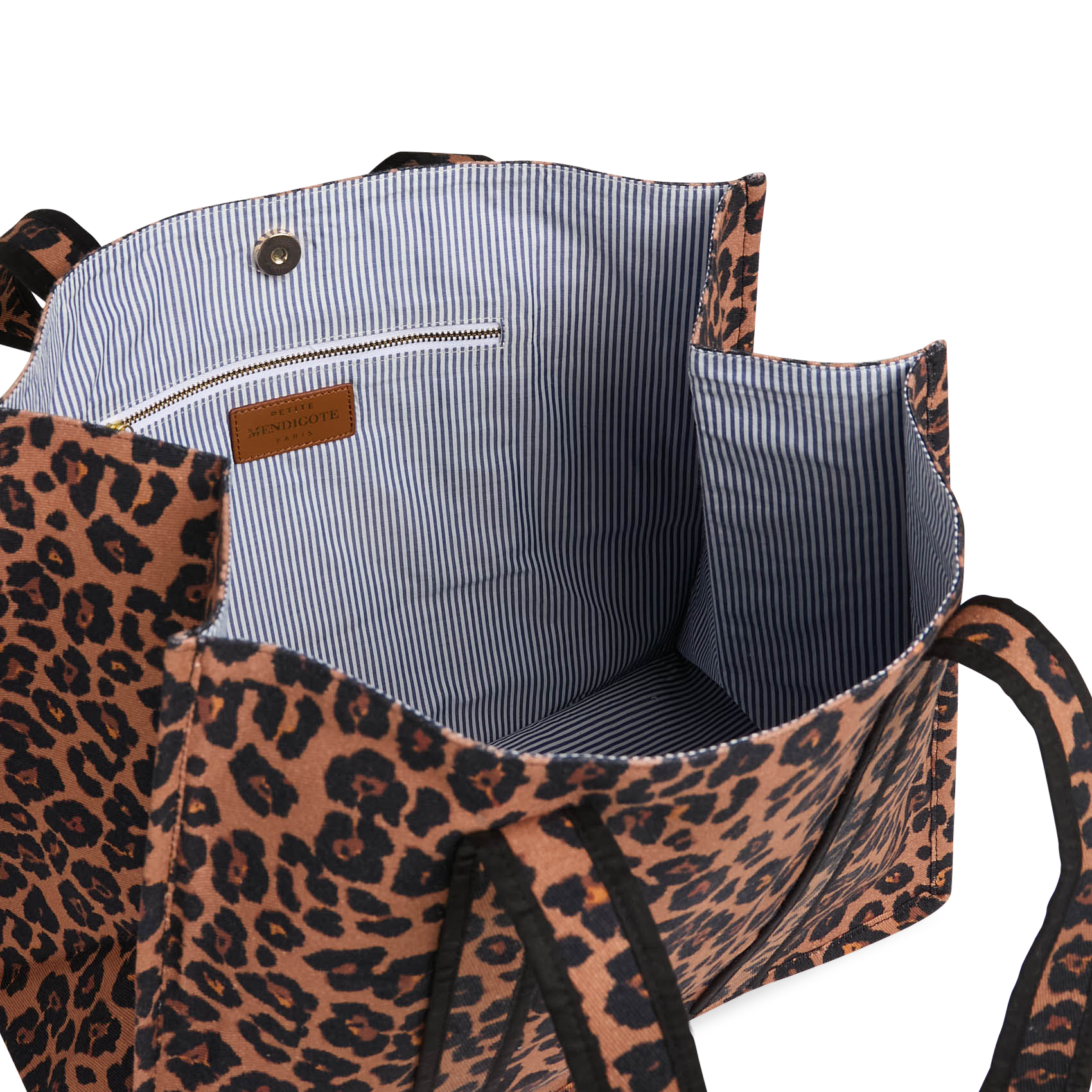 Cabas à carreaux en coton PETITE MENDIGOTE Multicolore