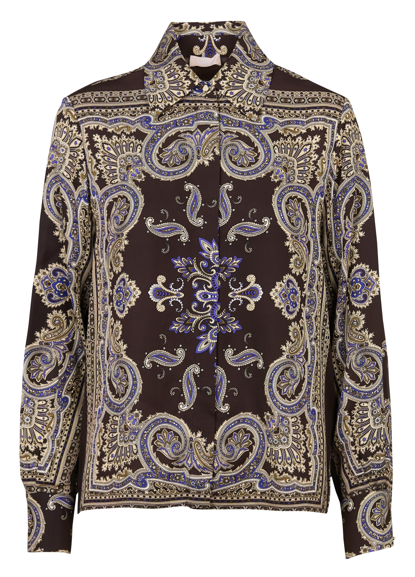 Gerade fließendes Hemd mit Muster LIU JO Mehrfarbig