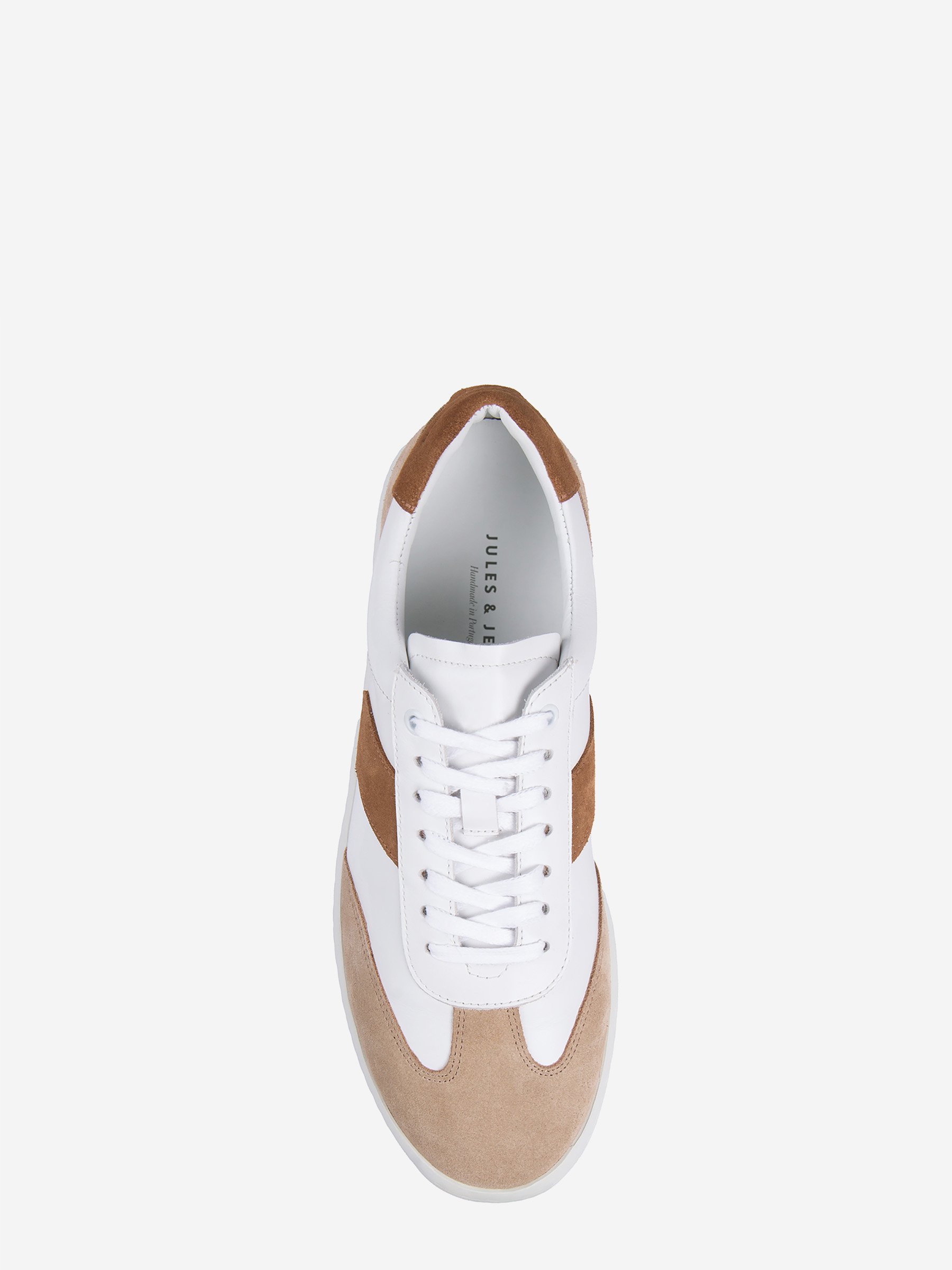 Smooth leather Lucas tennis shoes JULES & JENN White