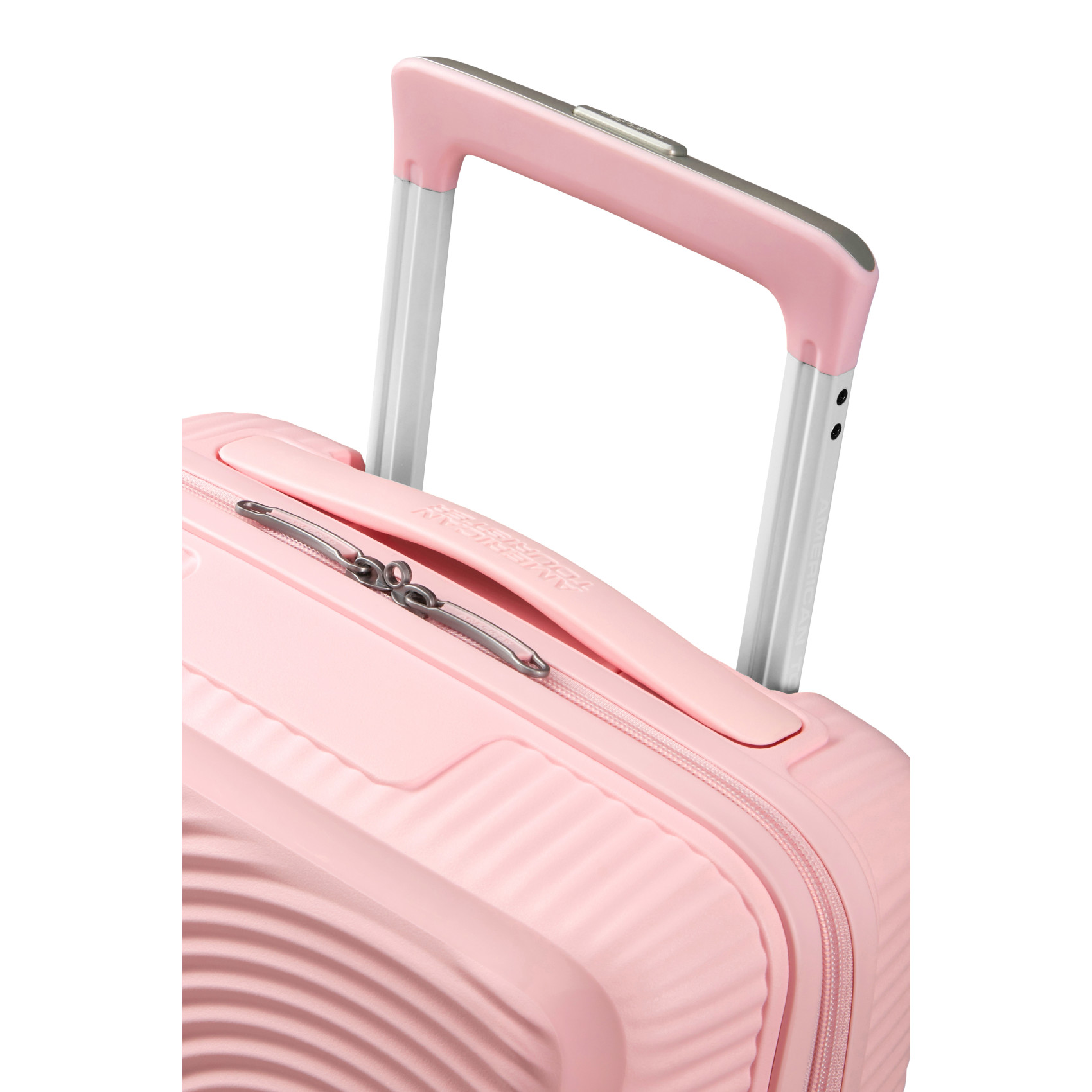 Soundbox Mini Suitcase 4 Wheels Size S AMERICAN TOURISTER Pink