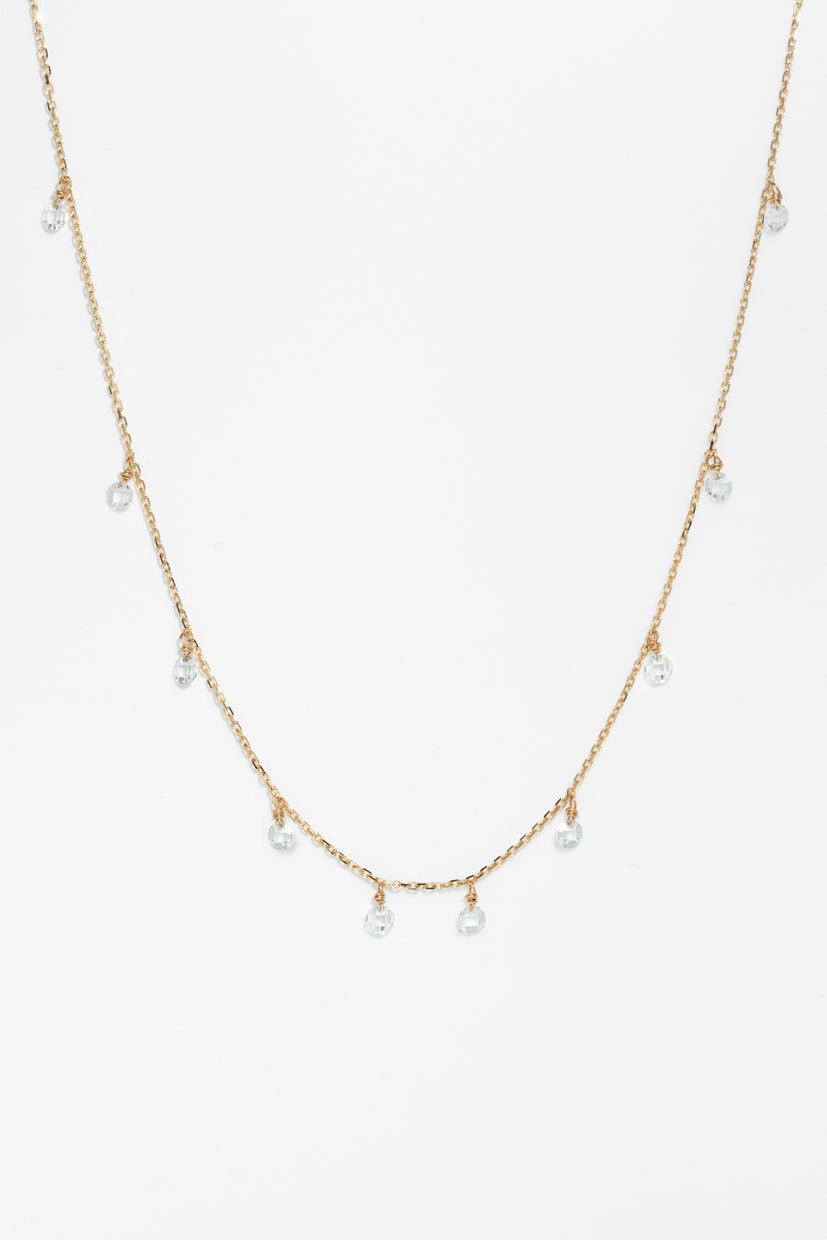 Eloïse gold necklace 750 - white diamond YAY Golden