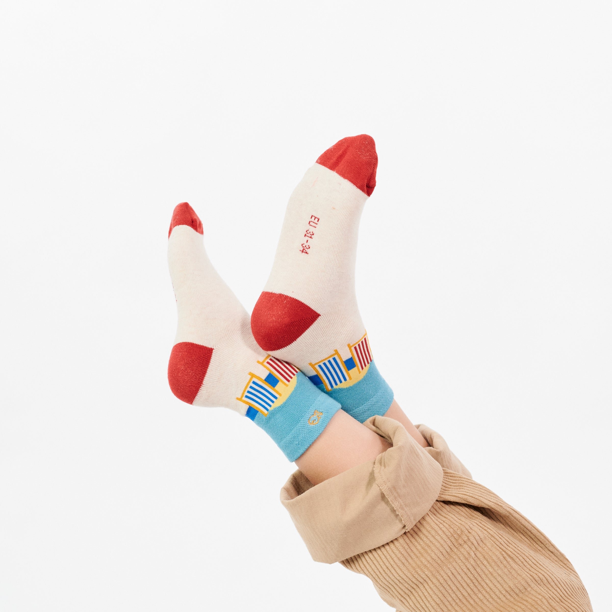 Patterned socks BILLYBELT White