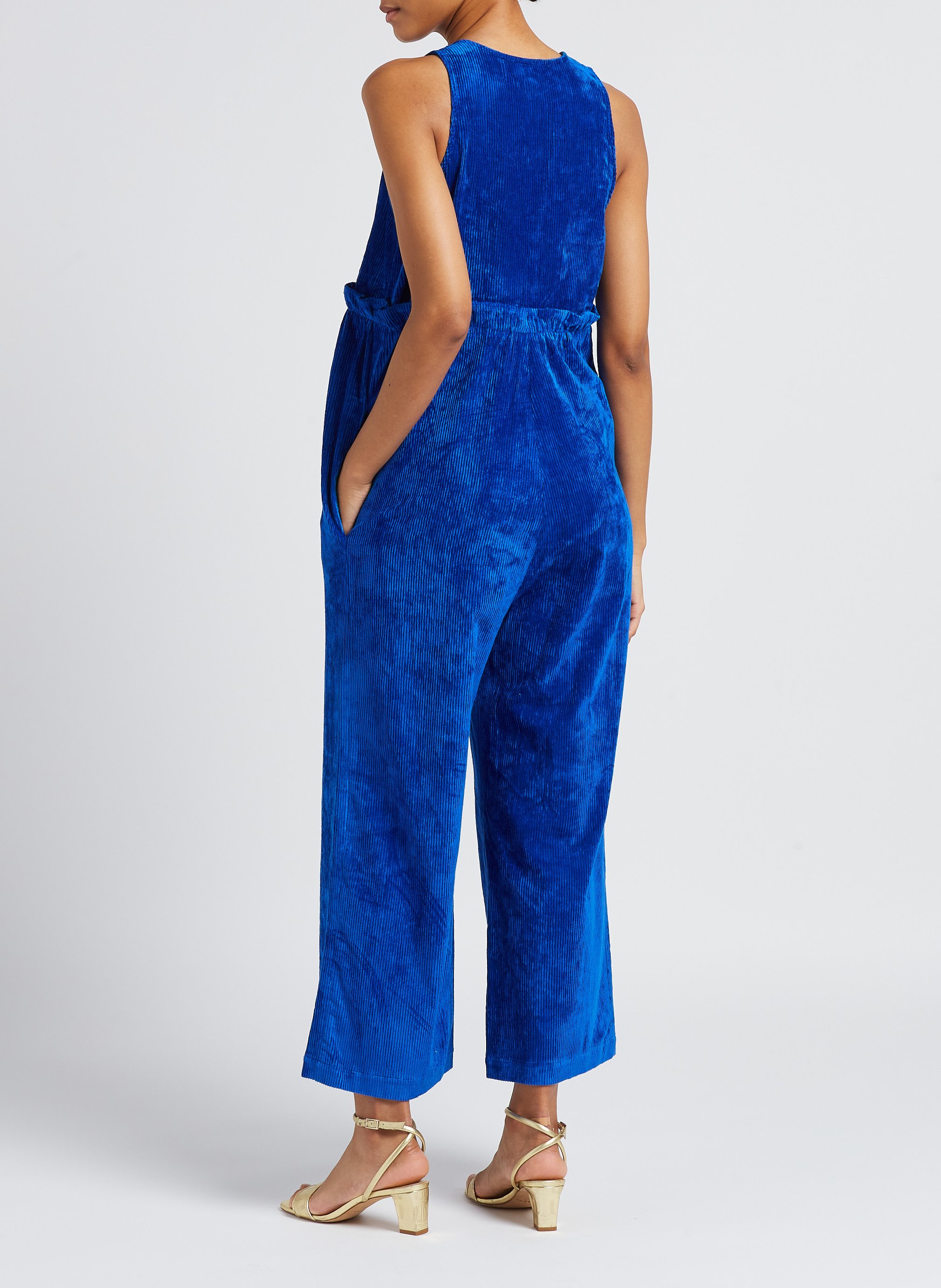 Jumpsuit aus Cord HEIMSTONE Blau