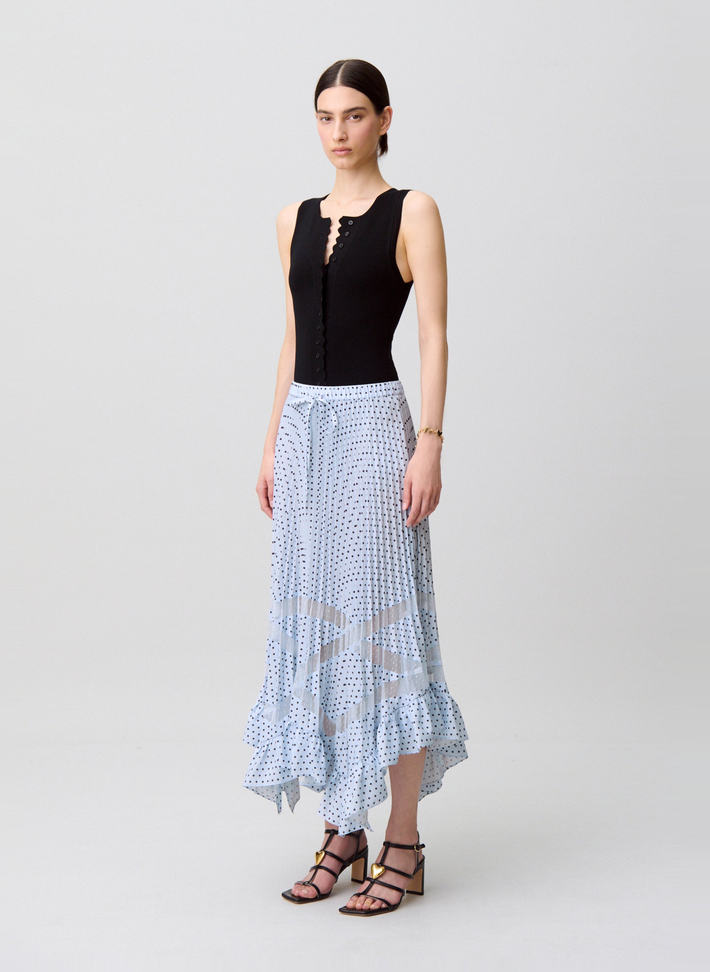 Jupe midi imprimée CLAUDIE PIERLOT Multicolore