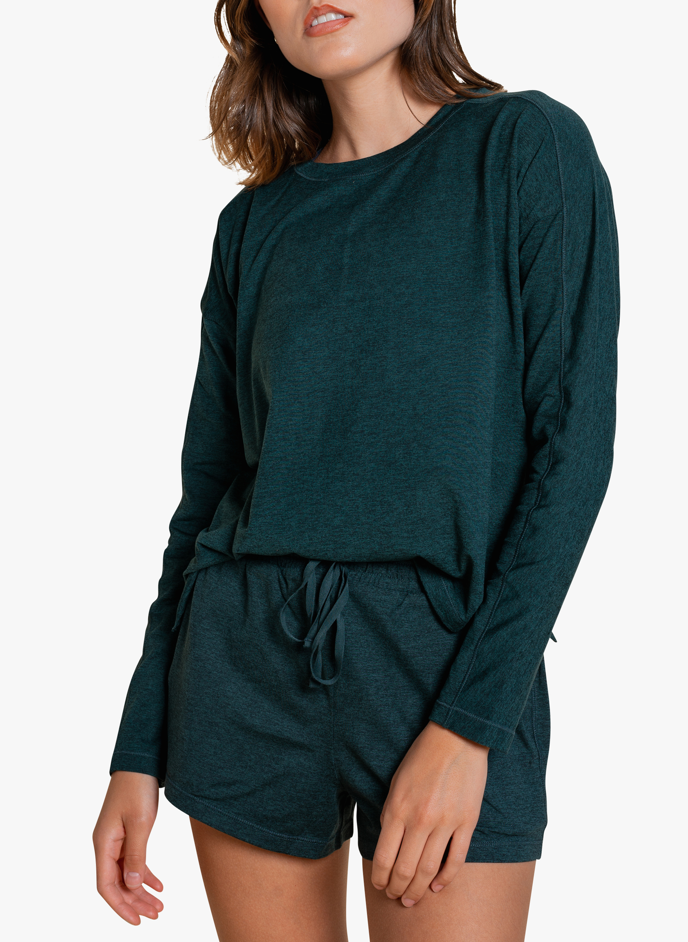 T-shirt de sport à manches longues ReSet GIRLFRIEND COLLECTIVE Vert