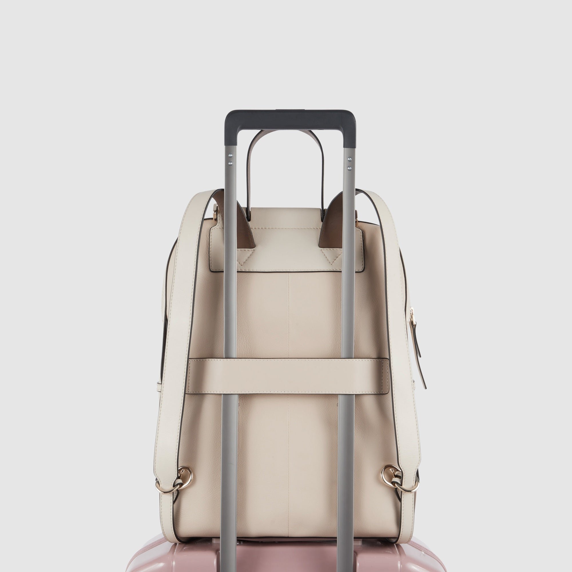 Expandable Laptop Backpack 15.6" Beige