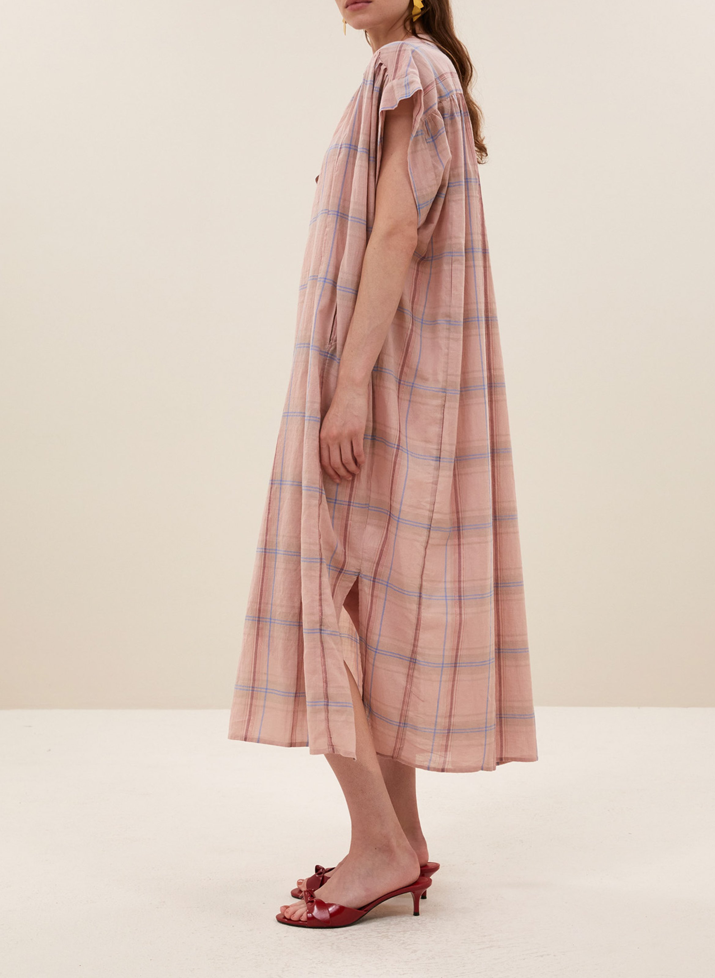 Lange jurk BY BAR Roze