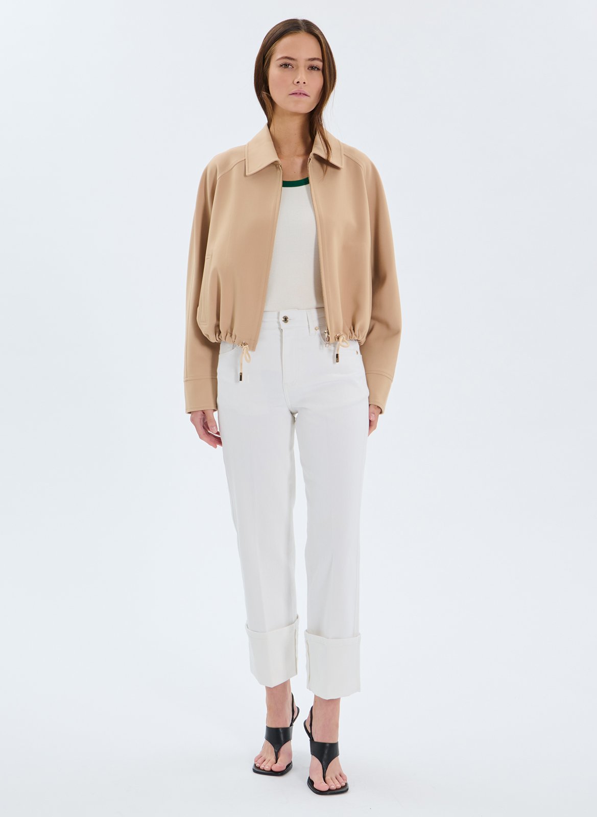 Rechte jeans - katoenblend ZAPA Wit