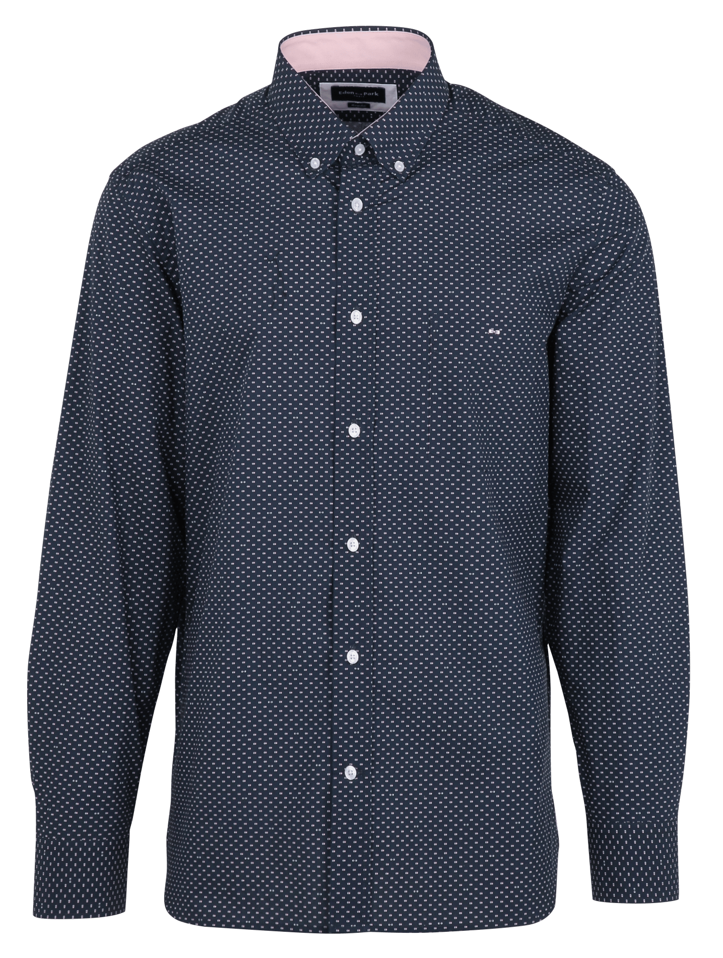 Chemise col classique en coton EDEN PARK Rose