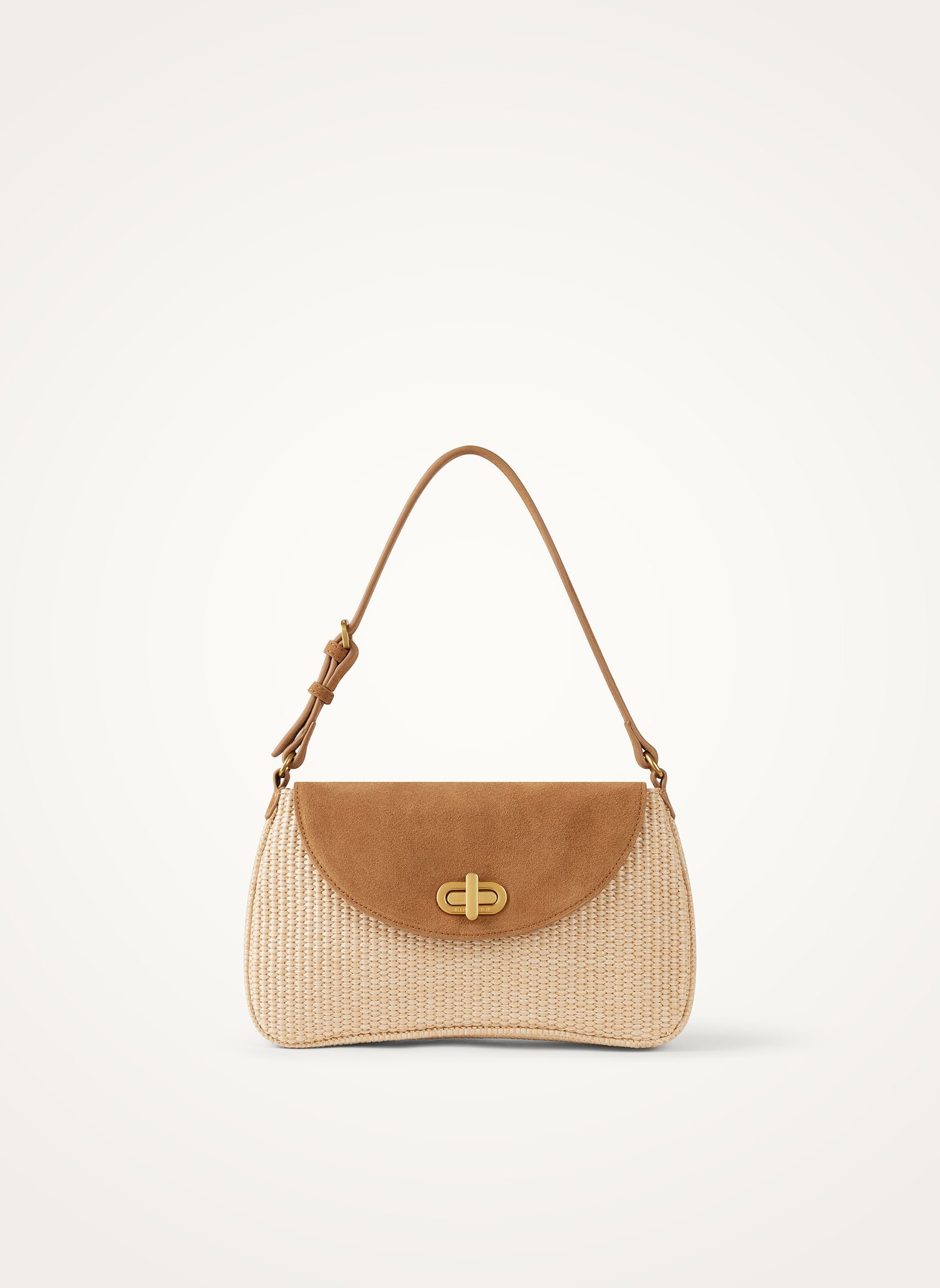 Baguette bag with handle VANESSA WU Brown