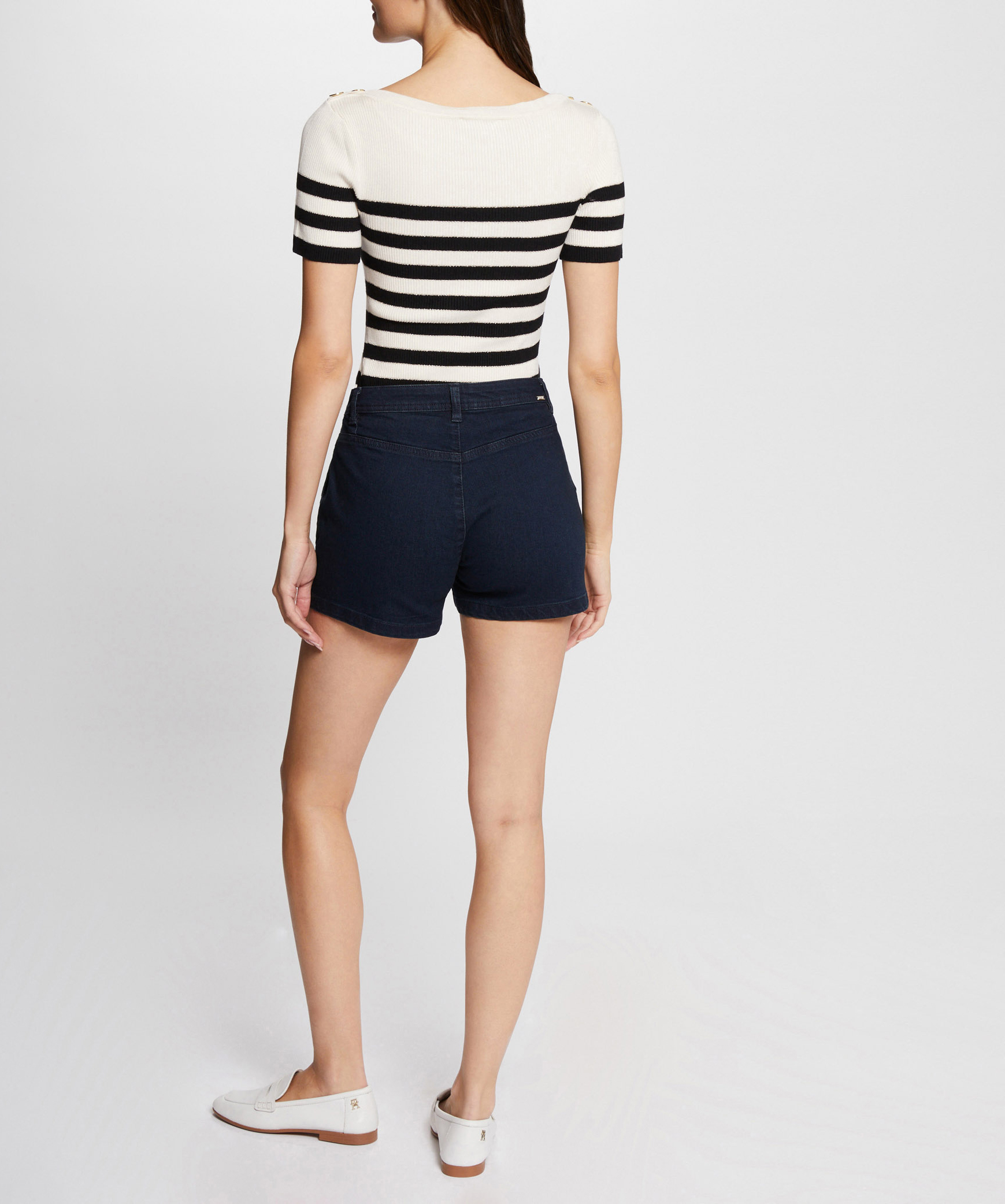 Eng anliegende Jeanshose MORGAN Blau