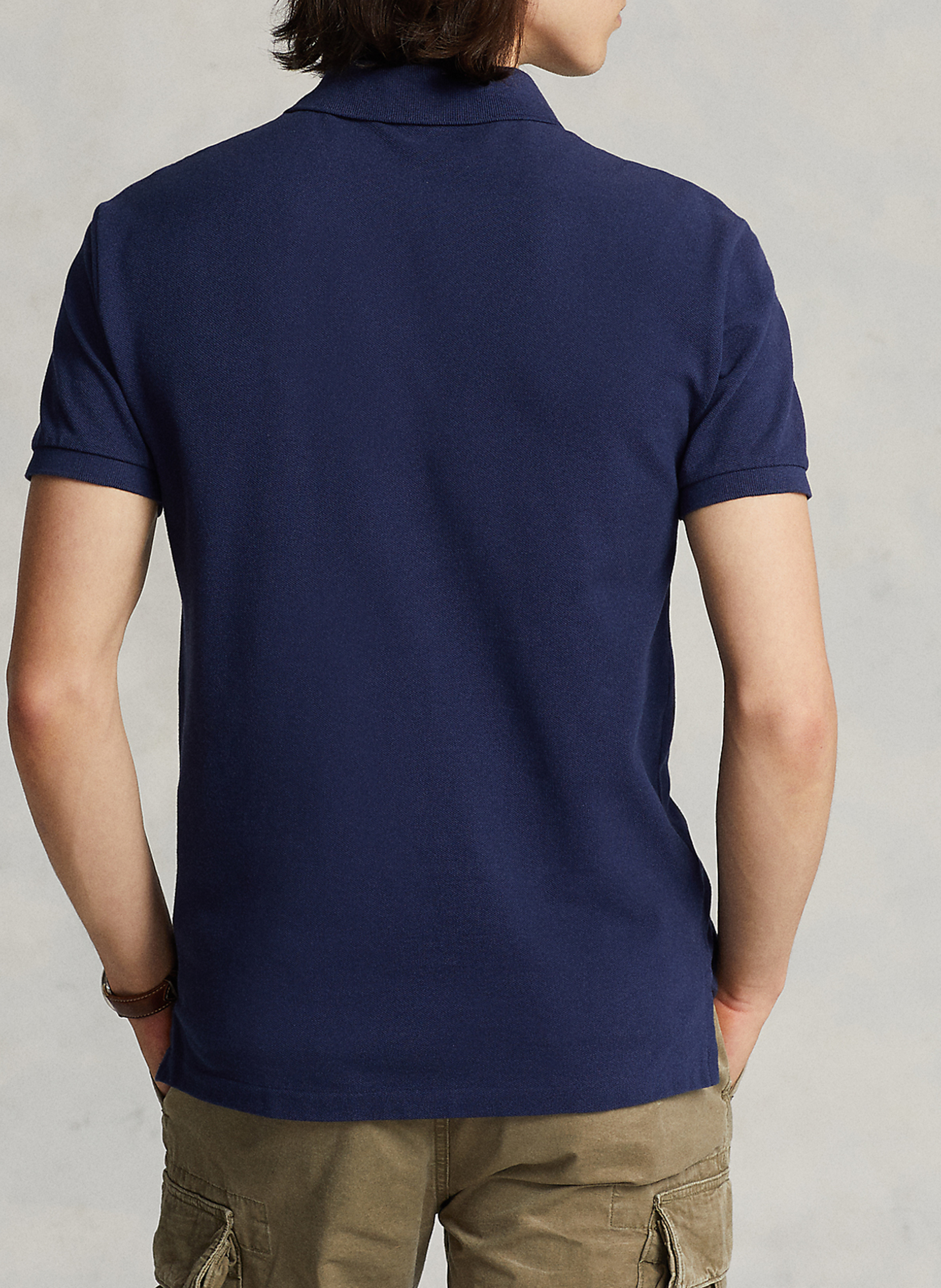 Poloshirt aus Baumwoll-Piqué, Slim Fit POLO RALPH LAUREN Blau