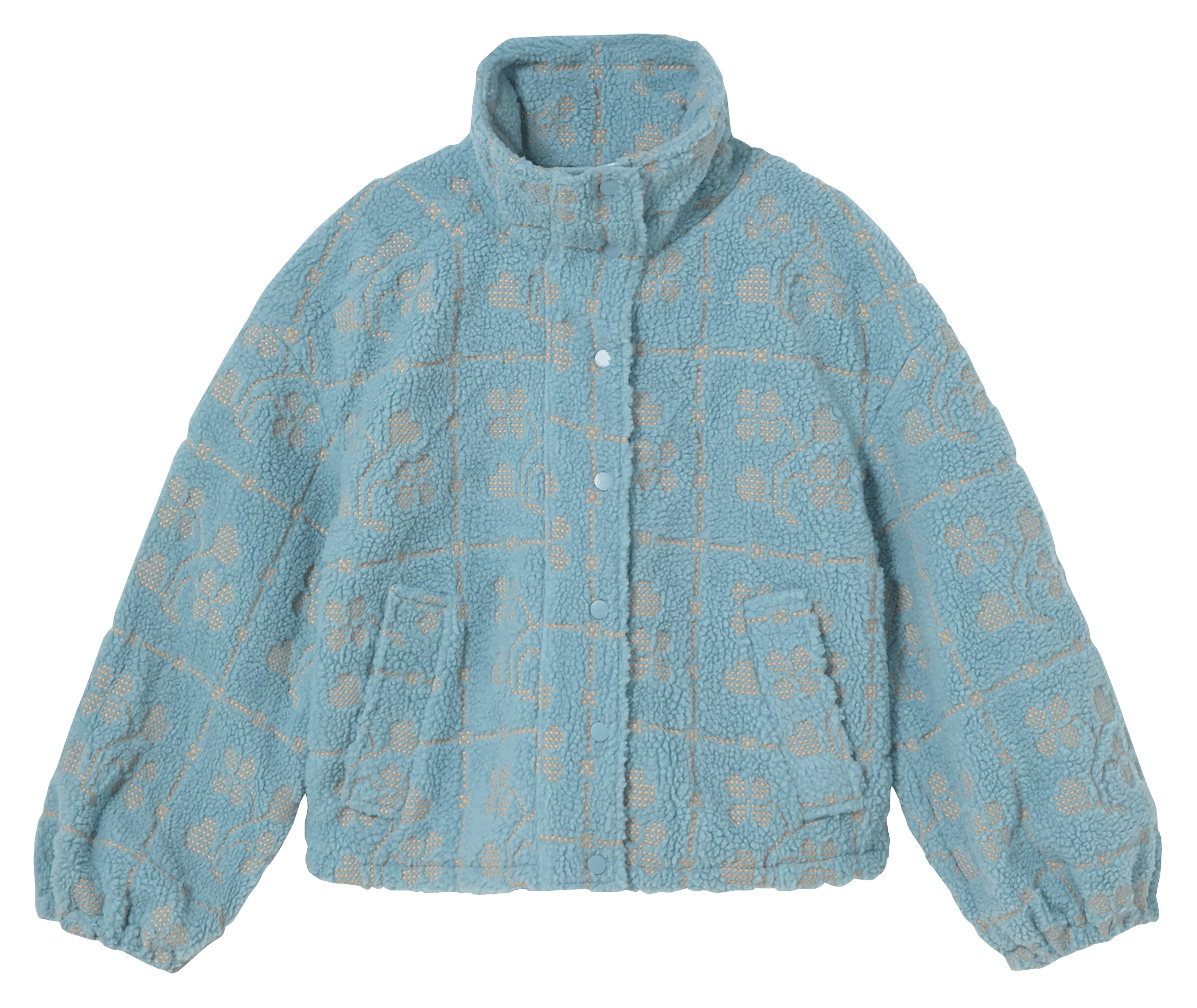 Veste col montant THE TINY BIG SISTER Bleu