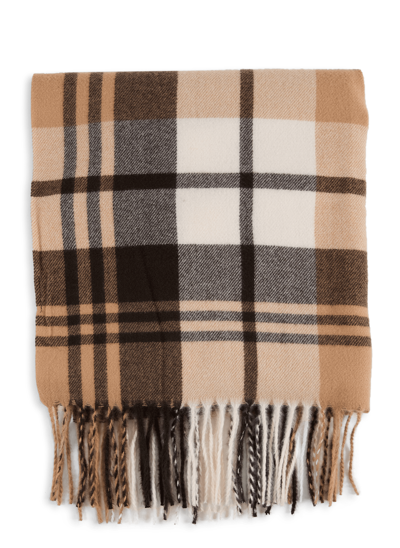 Checked scarf AU PRINTEMPS PARIS Beige