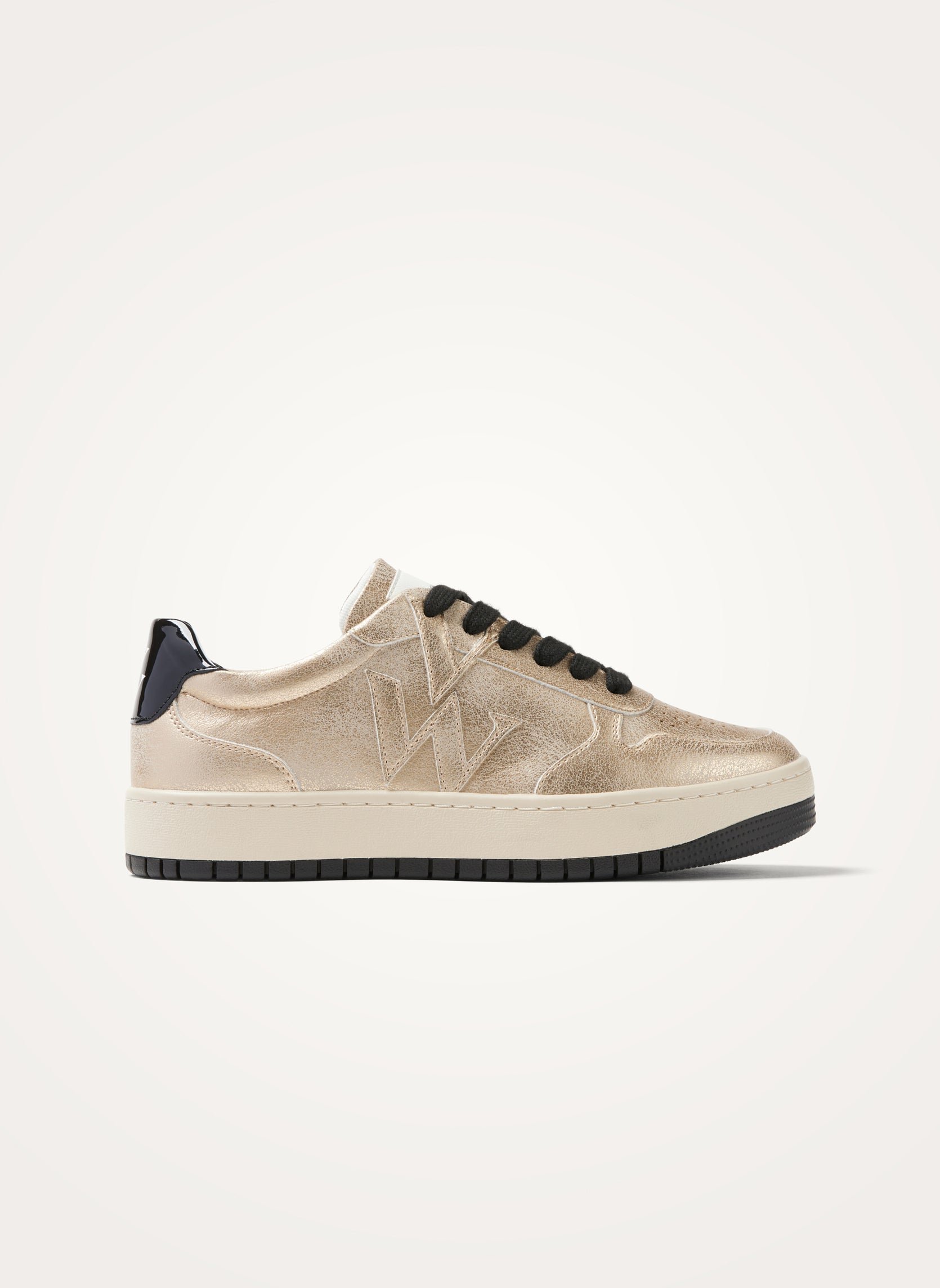 Monogram thick sole sneakers VANESSA WU Golden