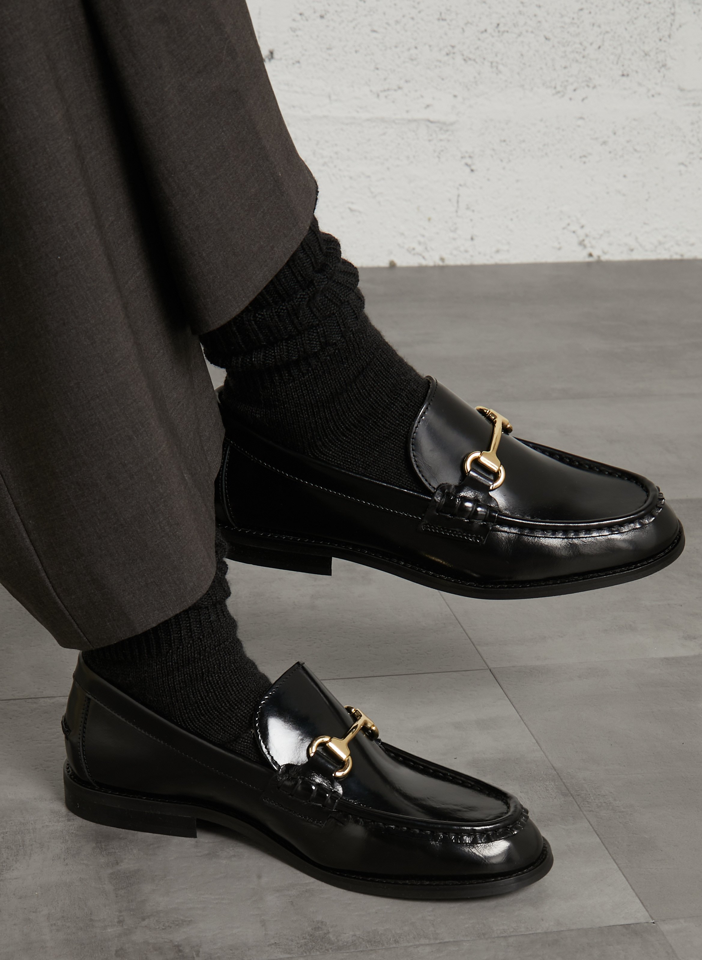 Leather loafers MELLOW YELLOW Black