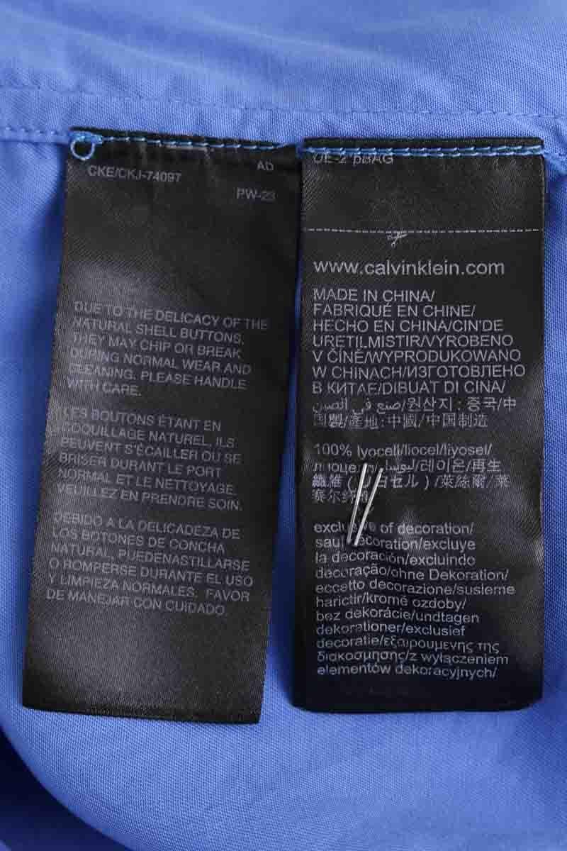 Shirt CALVIN KLEIN - Seconde Main Blue