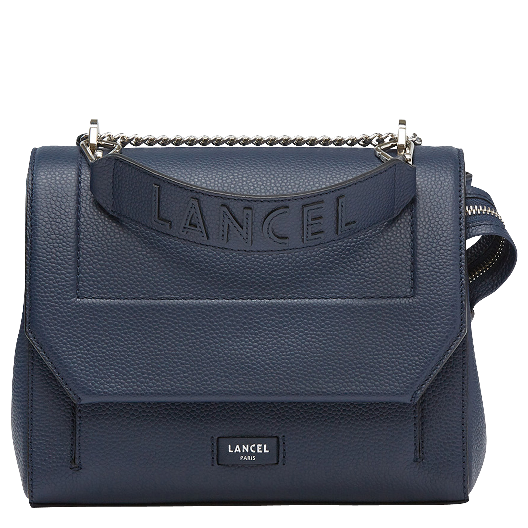 Umschlagtasche aus genarbtem Leder LANCEL