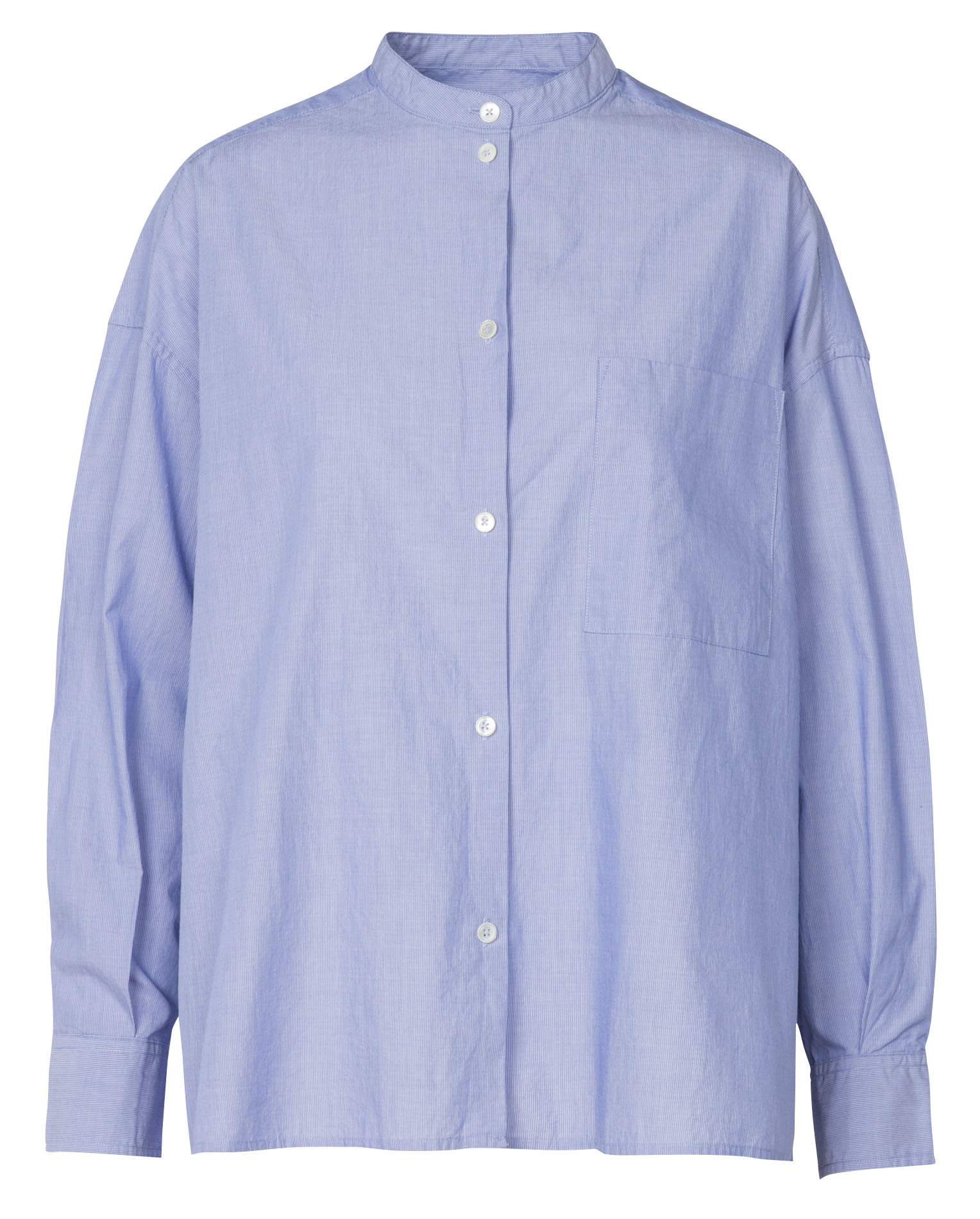 Round-neck cotton shirt BELLEROSE Blue