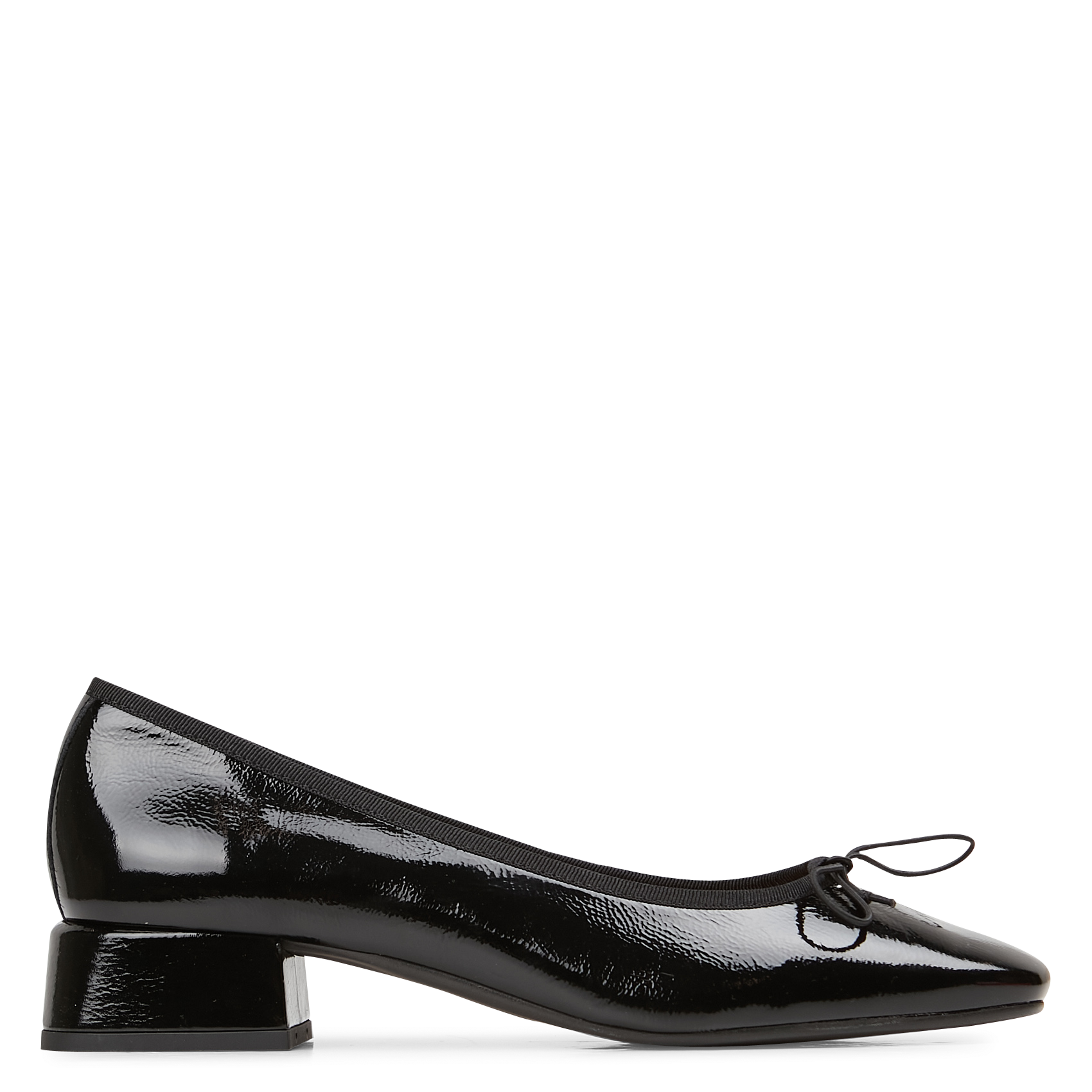 Ballerines à talons en cuir vernis JONAK