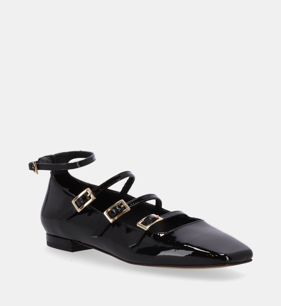 Ballerines mary jane en cuir ALOHAS Noir