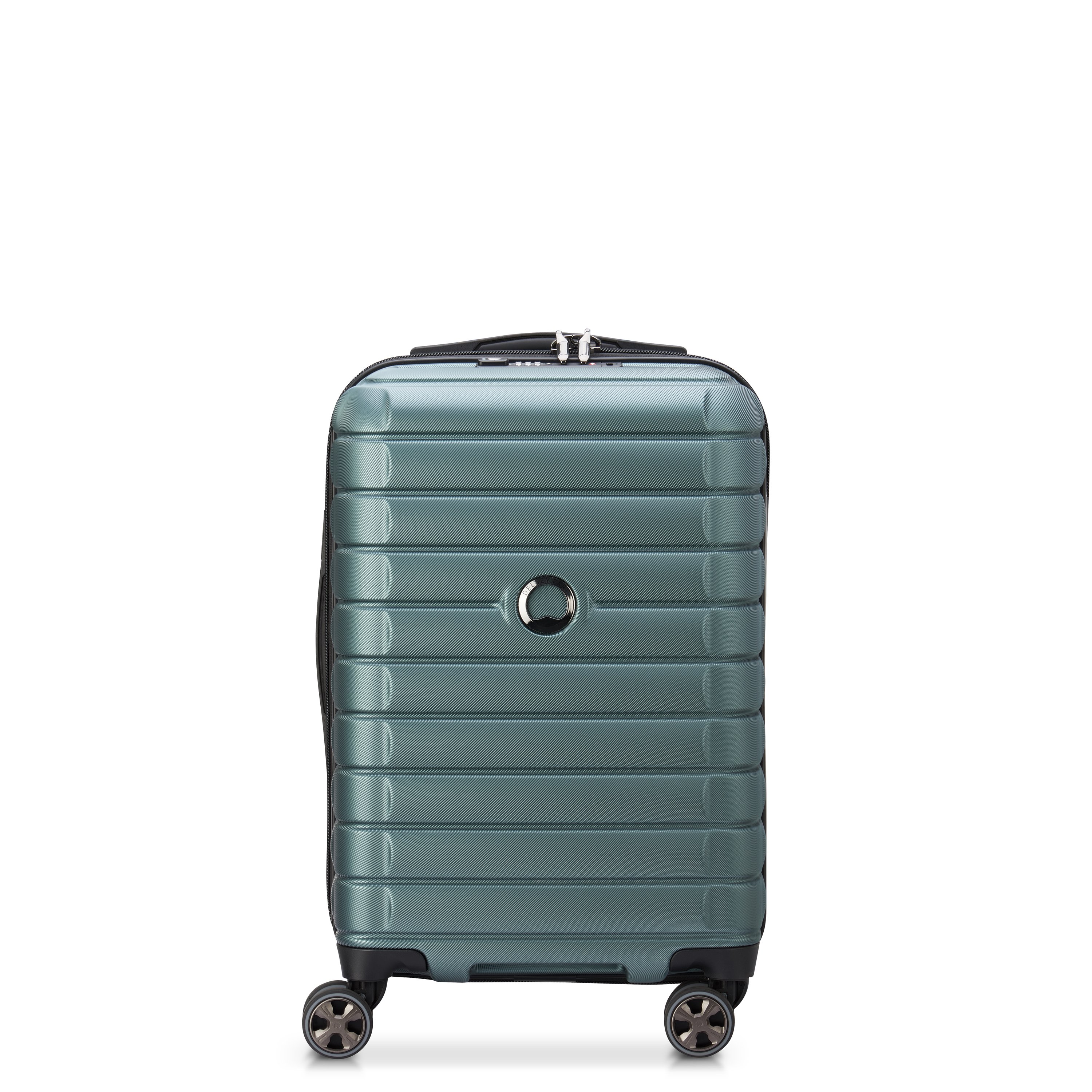 Rigid cabin suitcase Green