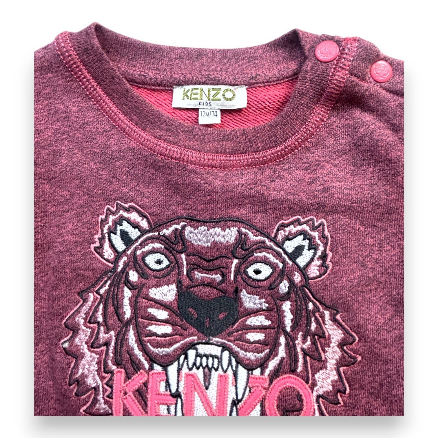 Pink baby dress - 12 months KENZO - SECONDE MAIN Pink