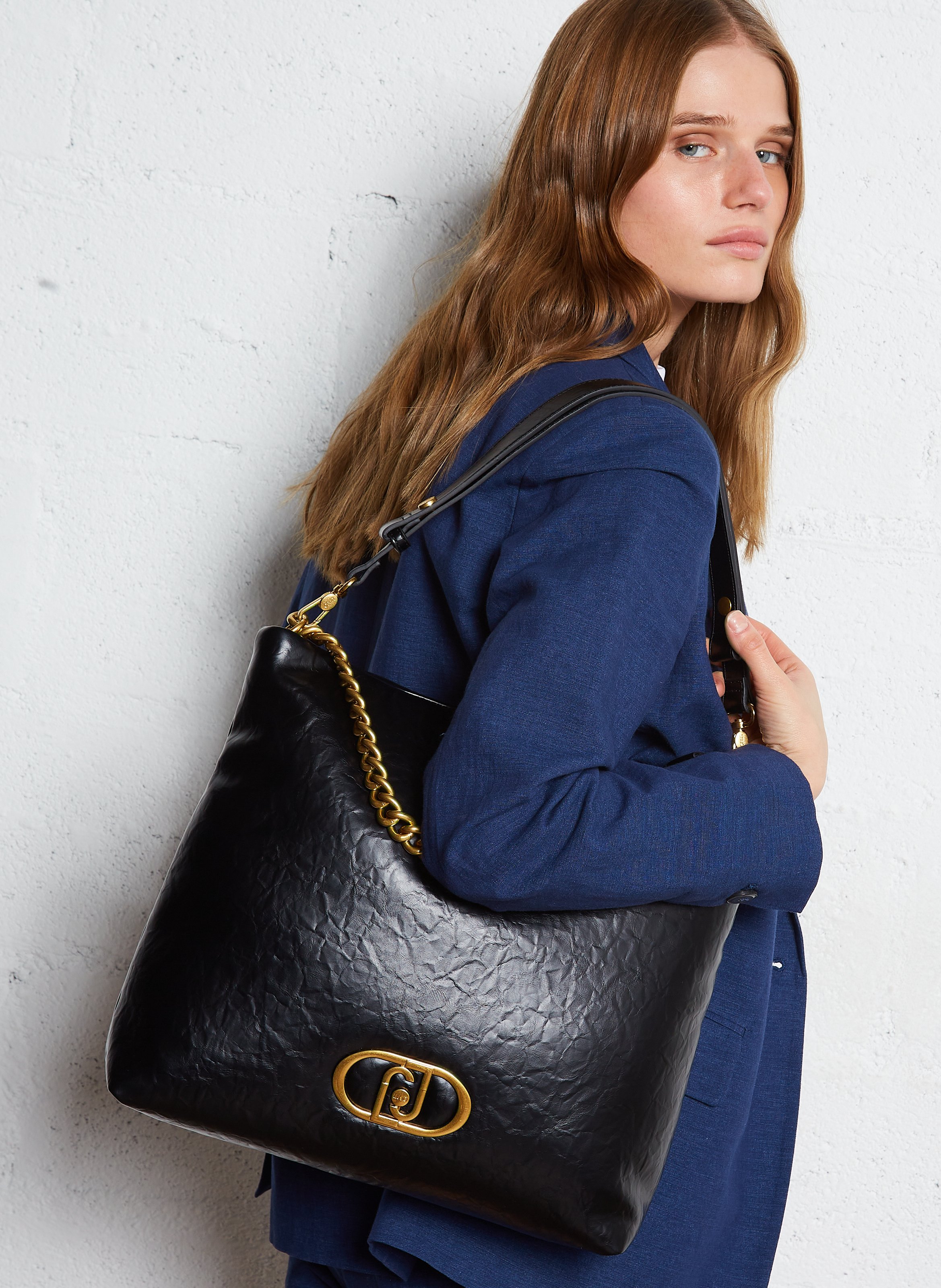 Sac à main effet cuir LIU JO Noir