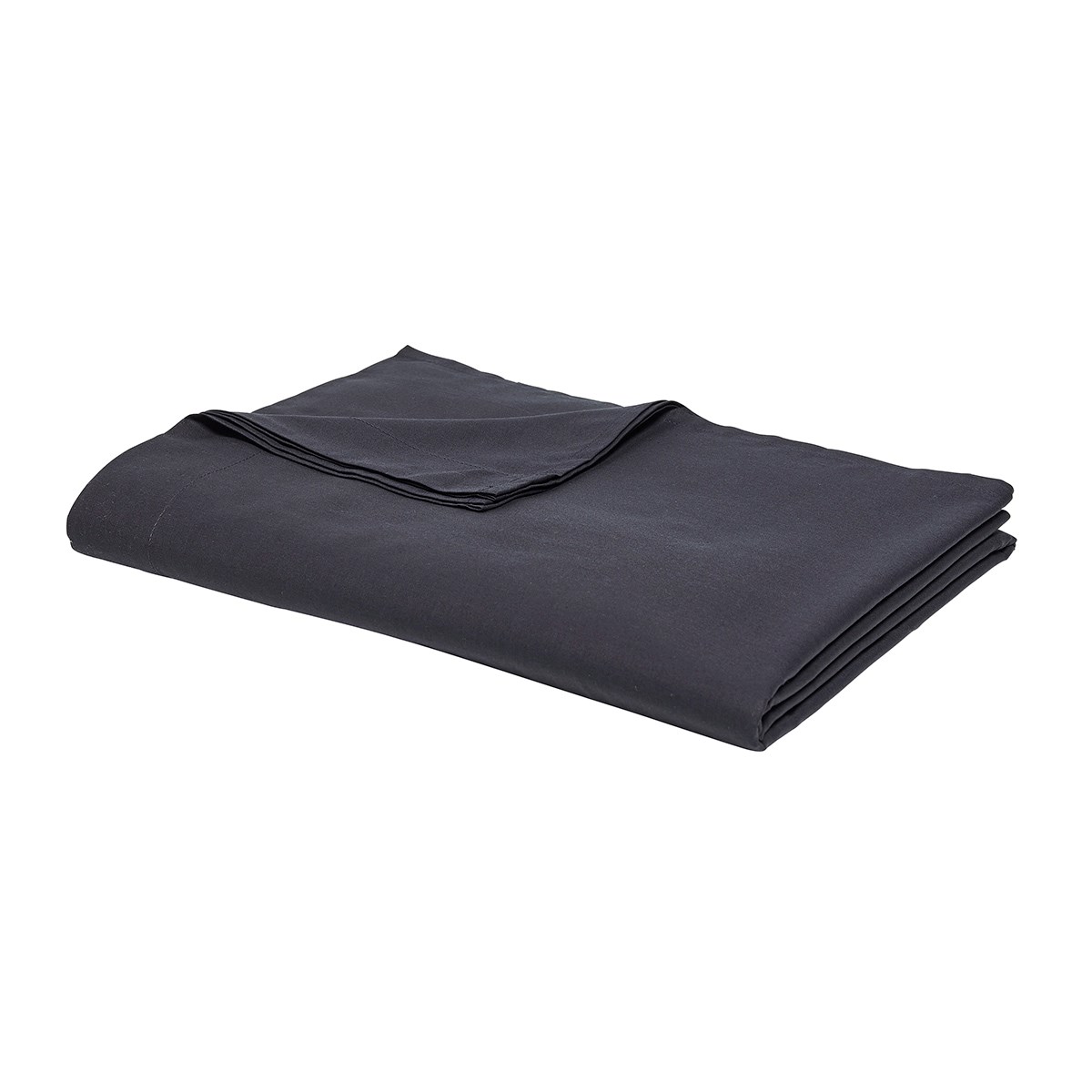 Flat sheet for bed in plain cotton Grey