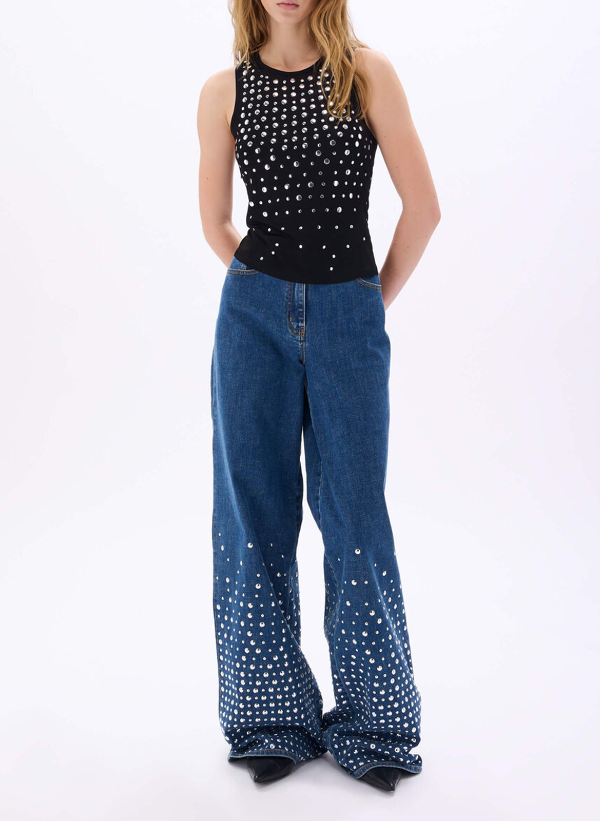 Fitted tank top SONIA RYKIEL Black