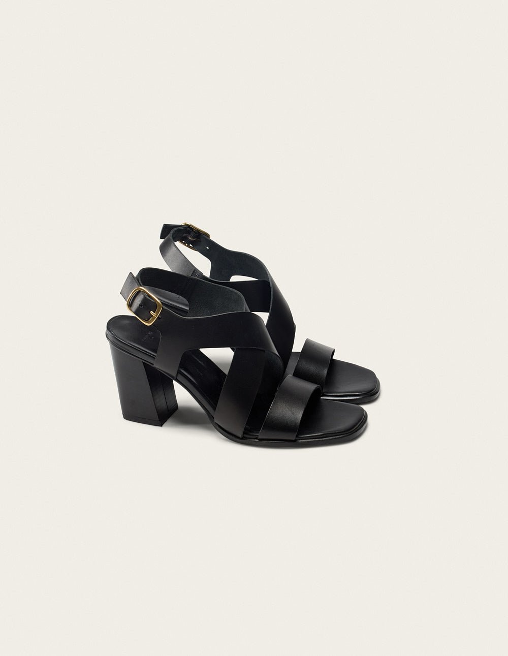Heeled sandals ODAJE EX. M.MOUSTACHE Black
