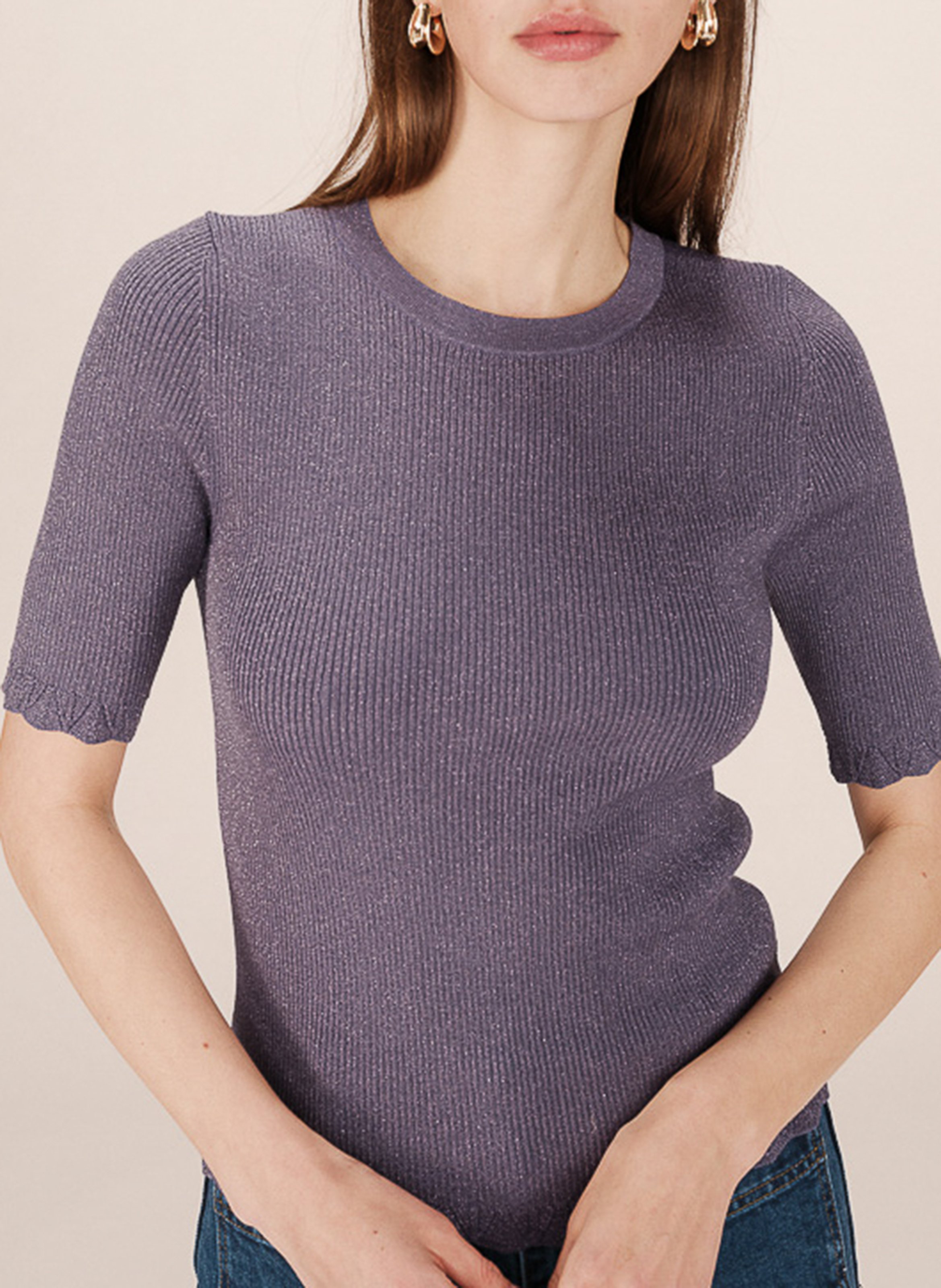 High-neck sweater GRACE ET MILA Blue