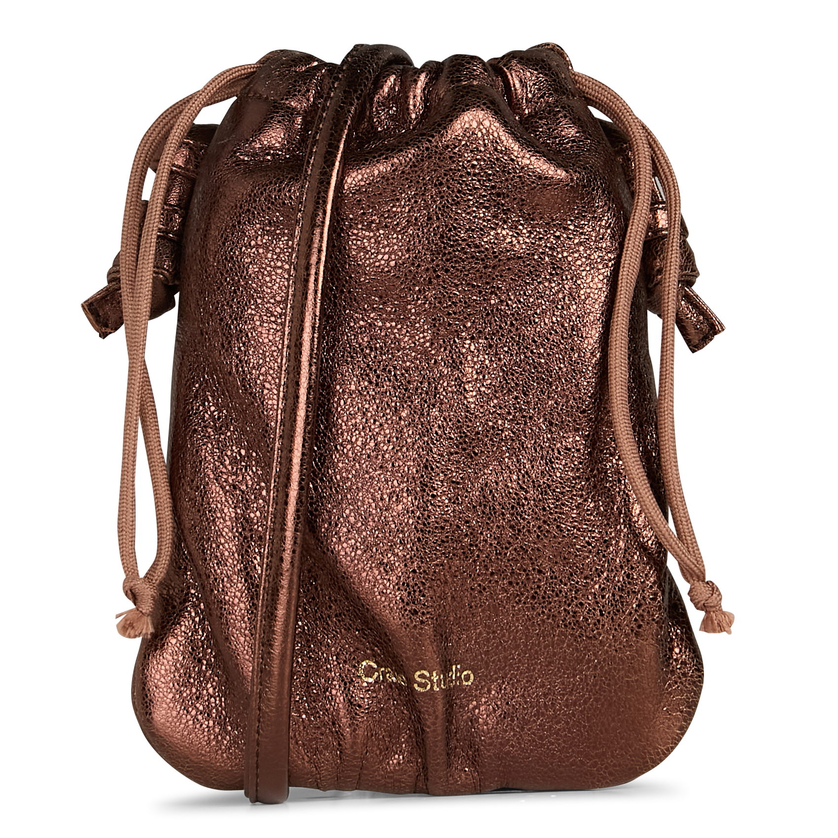 Sac bourse en cuir craquelé CRAIE STUDIO