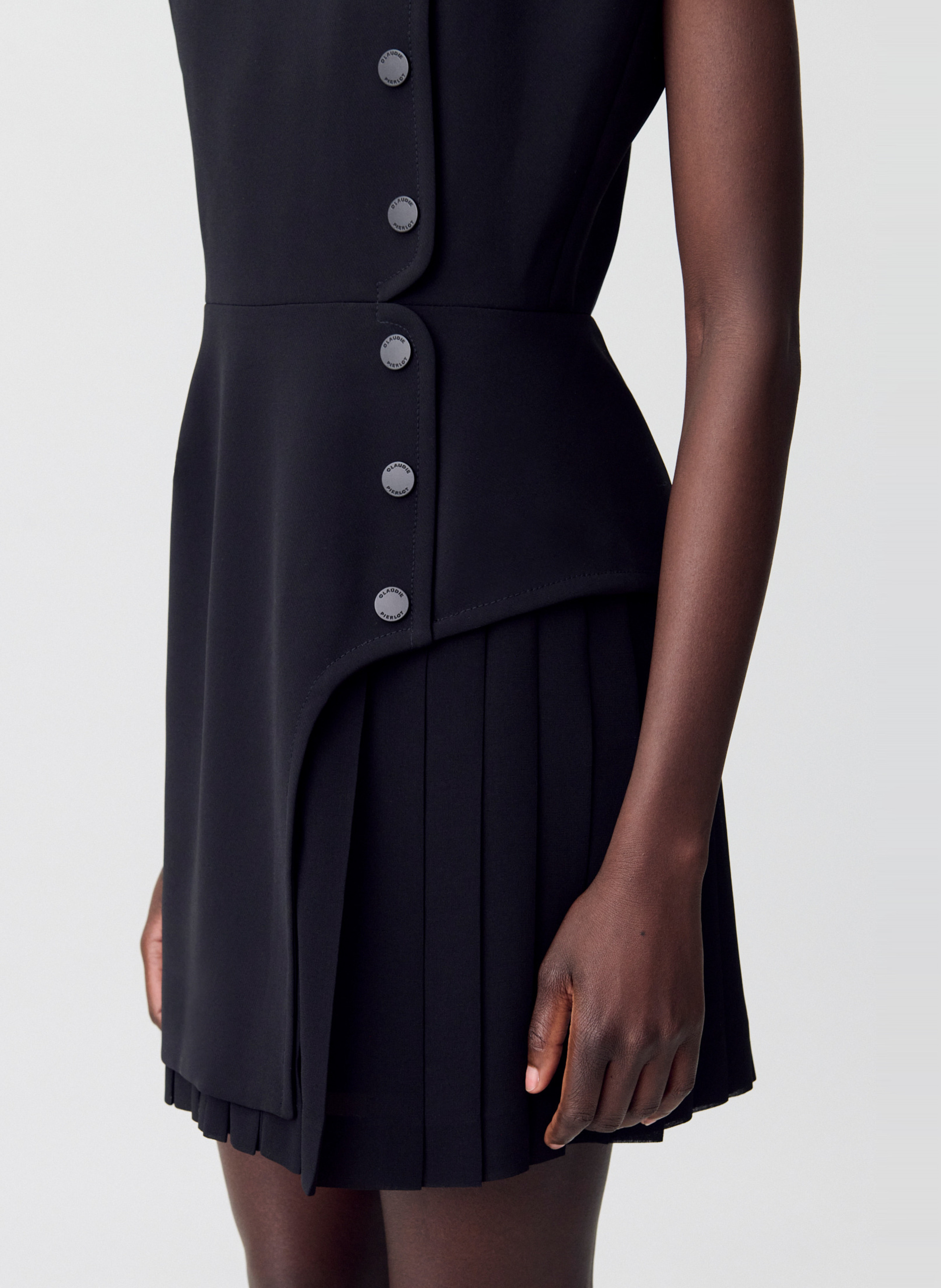 Robe courte col rond  CLAUDIE PIERLOT Noir