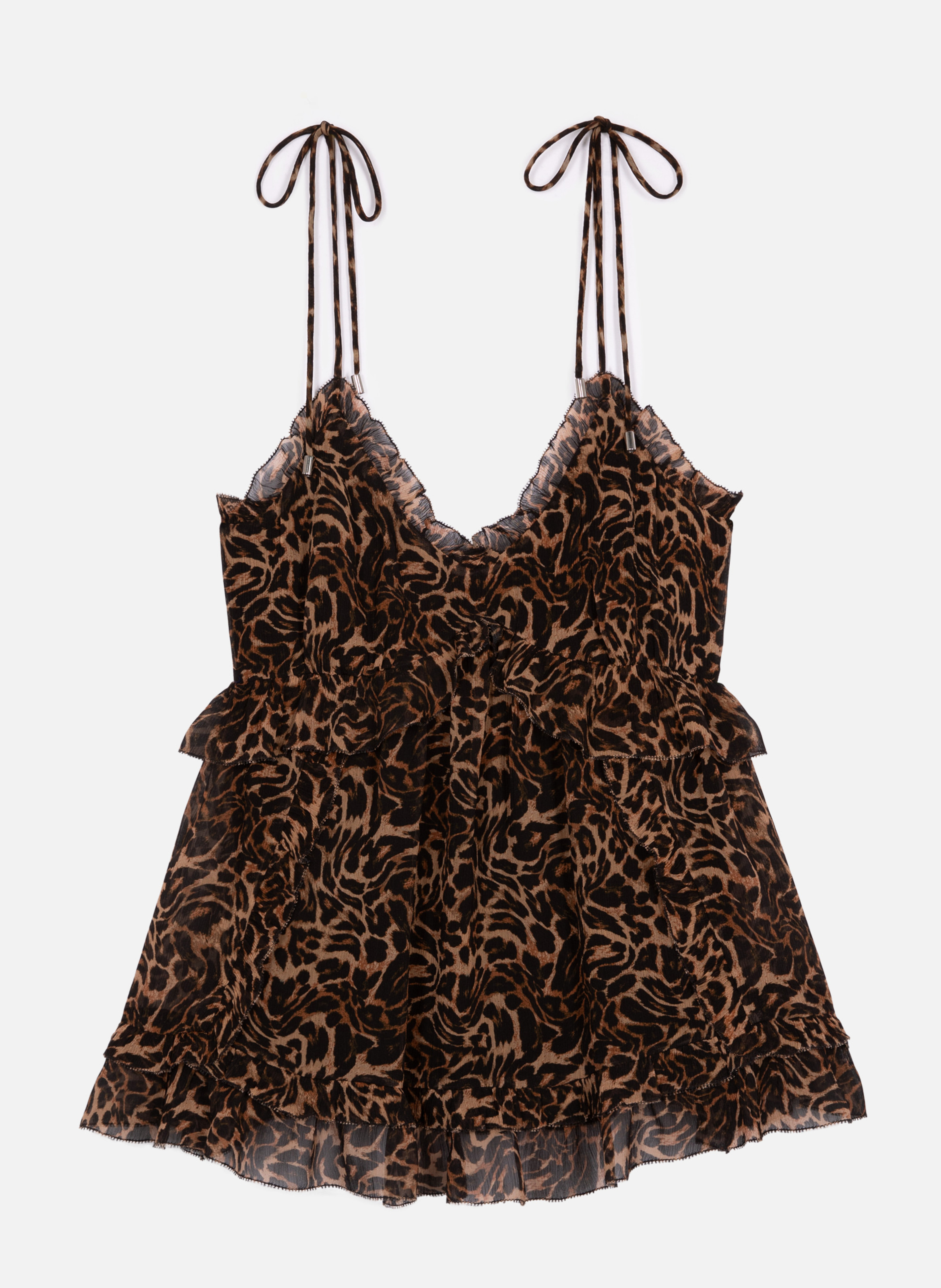 Top with ruffle print THE KOOPLES Multicolored