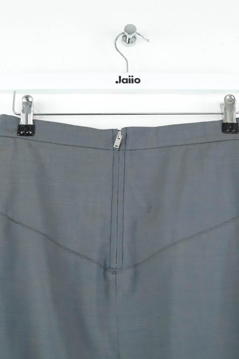 Mini jupe en laine ISABEL MARANT ÉTOILE - SECONDE MAIN Gris