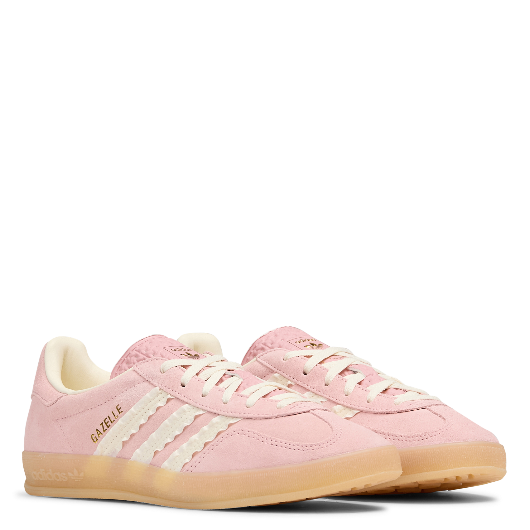 Baskets basses en cuir ADIDAS Rose