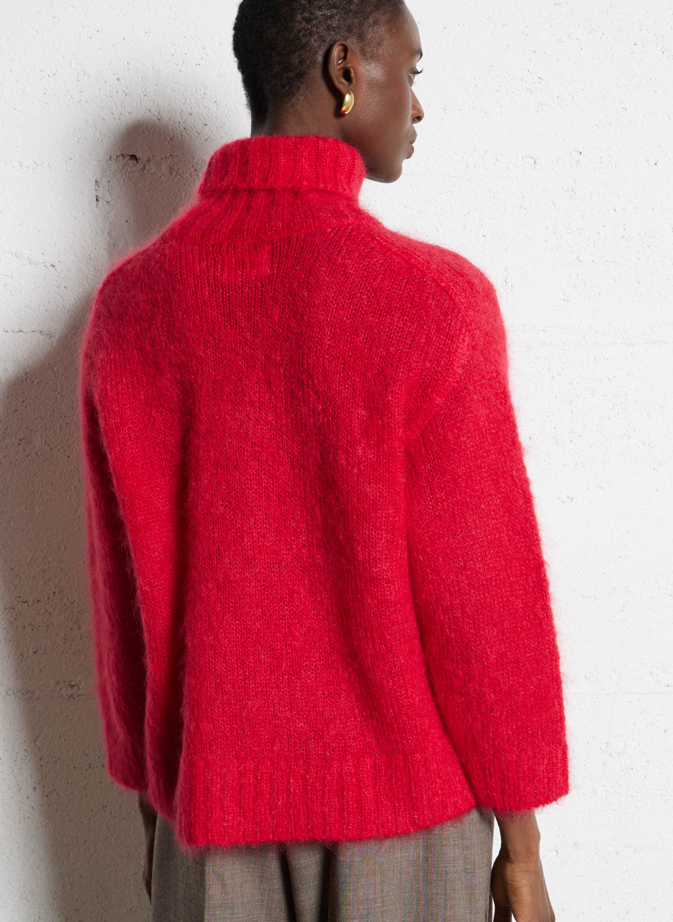 Coltrui - wolblend DES PETITS HAUTS Rood