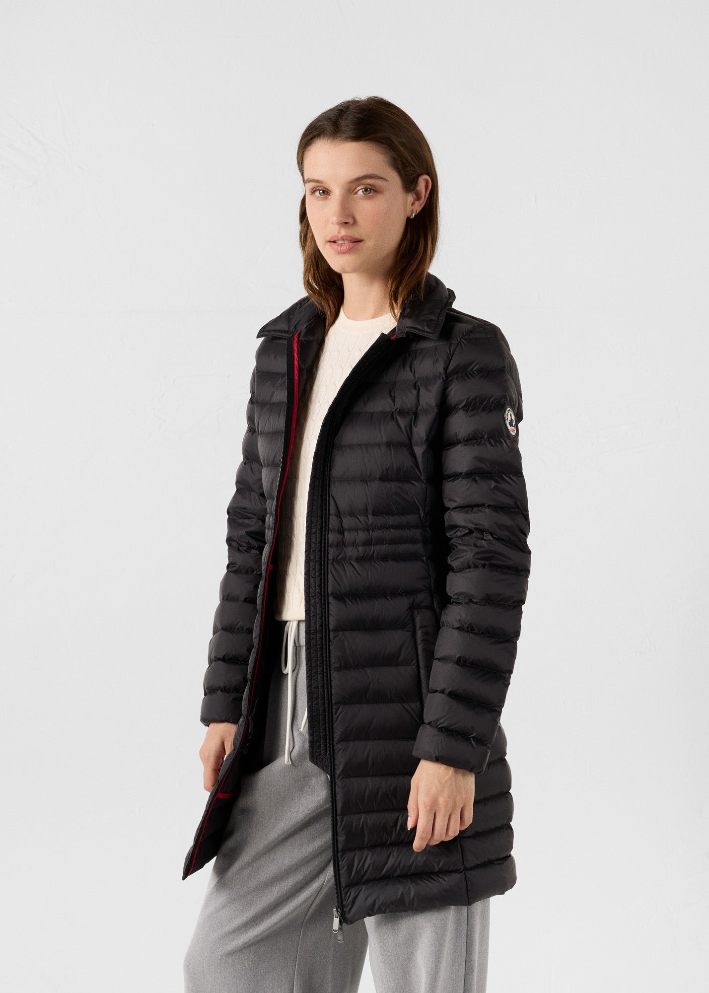 Long hooded puffer coat vero 2.0 JOTT Black