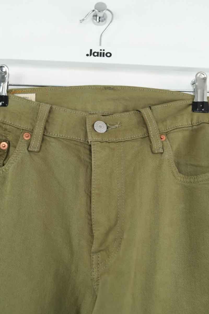 Cotton straight jeans LEVI'S - Seconde main Khaki