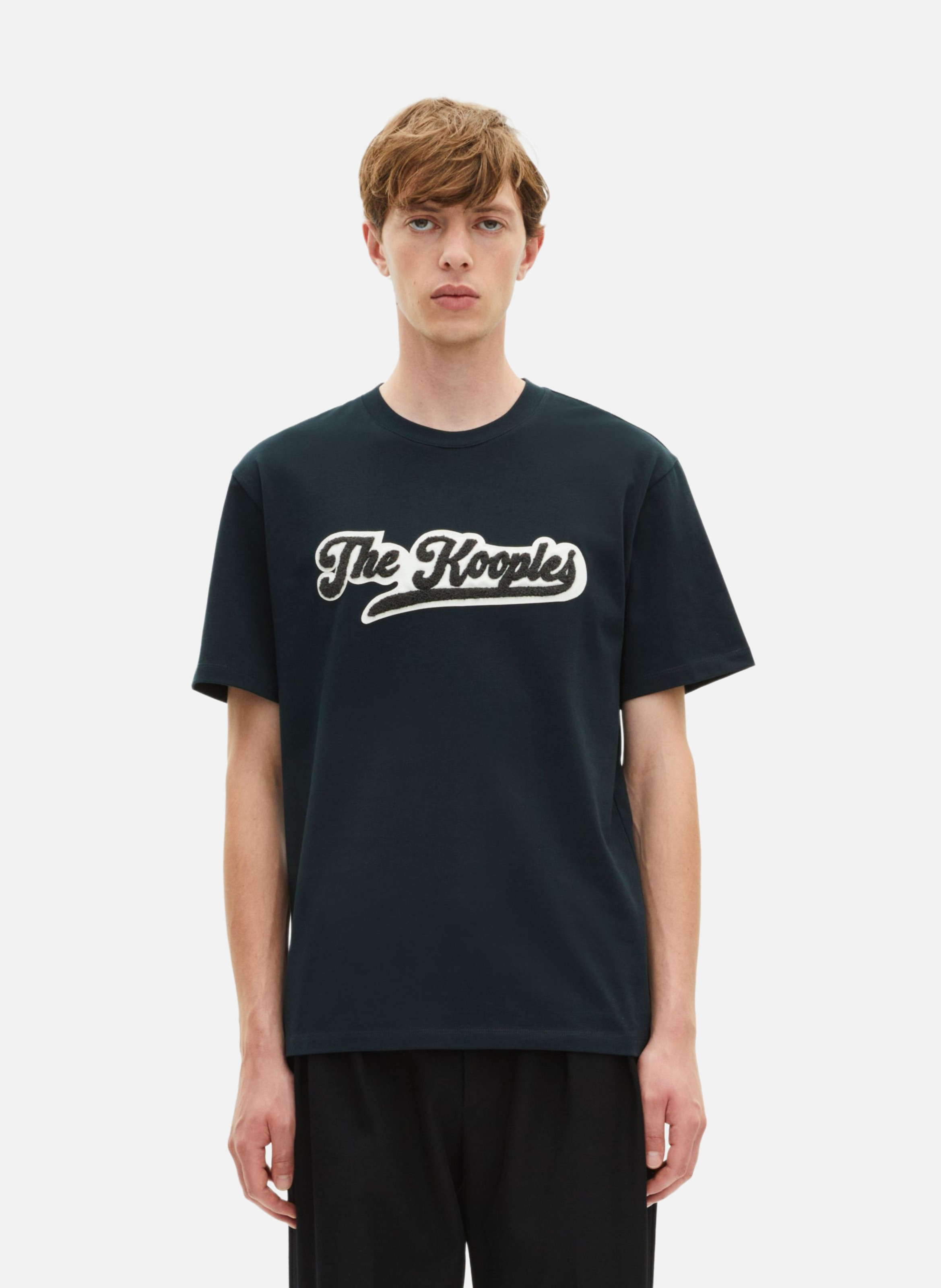 T-shirt with patch THE KOOPLES Green