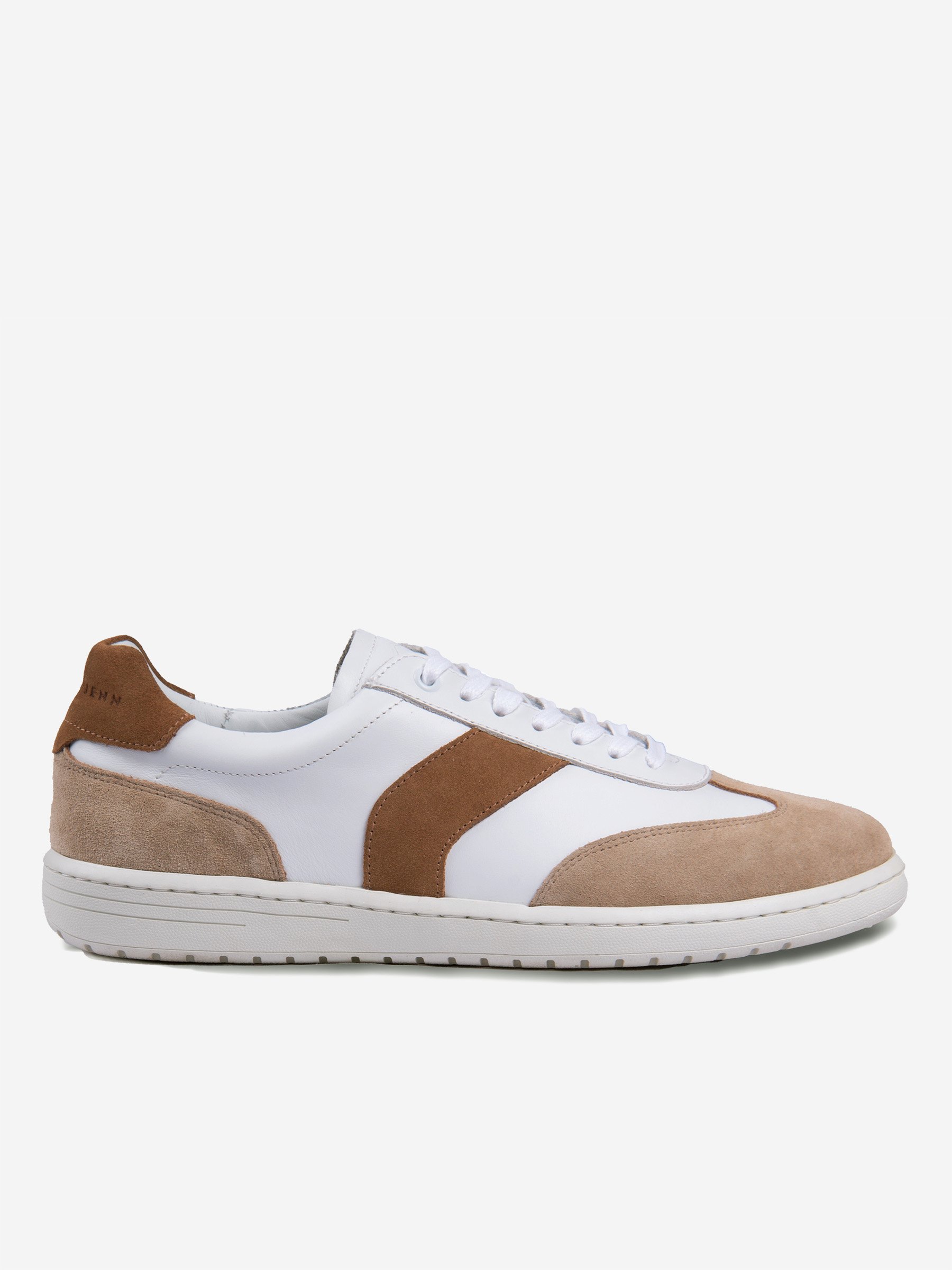 Smooth leather Lucas tennis shoes JULES & JENN White