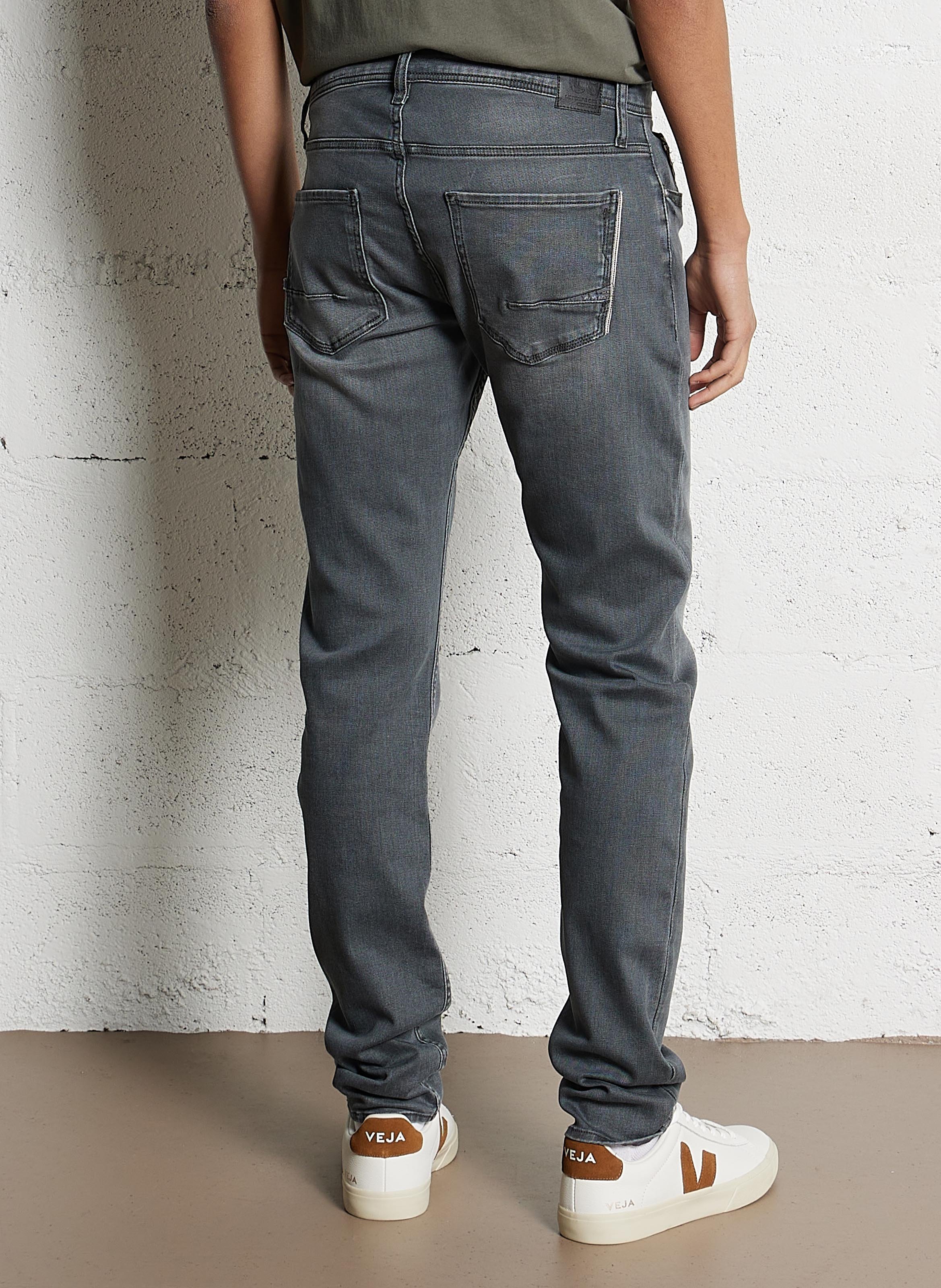 Jeans aderenti in misto cotone LE TEMPS DES CERISES Grigio