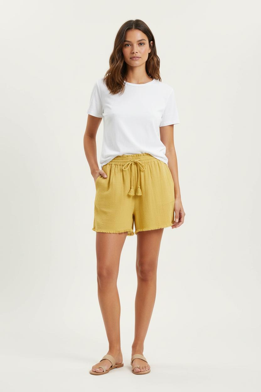 Shorts LOUISE MISHA - Seconde Main Yellow