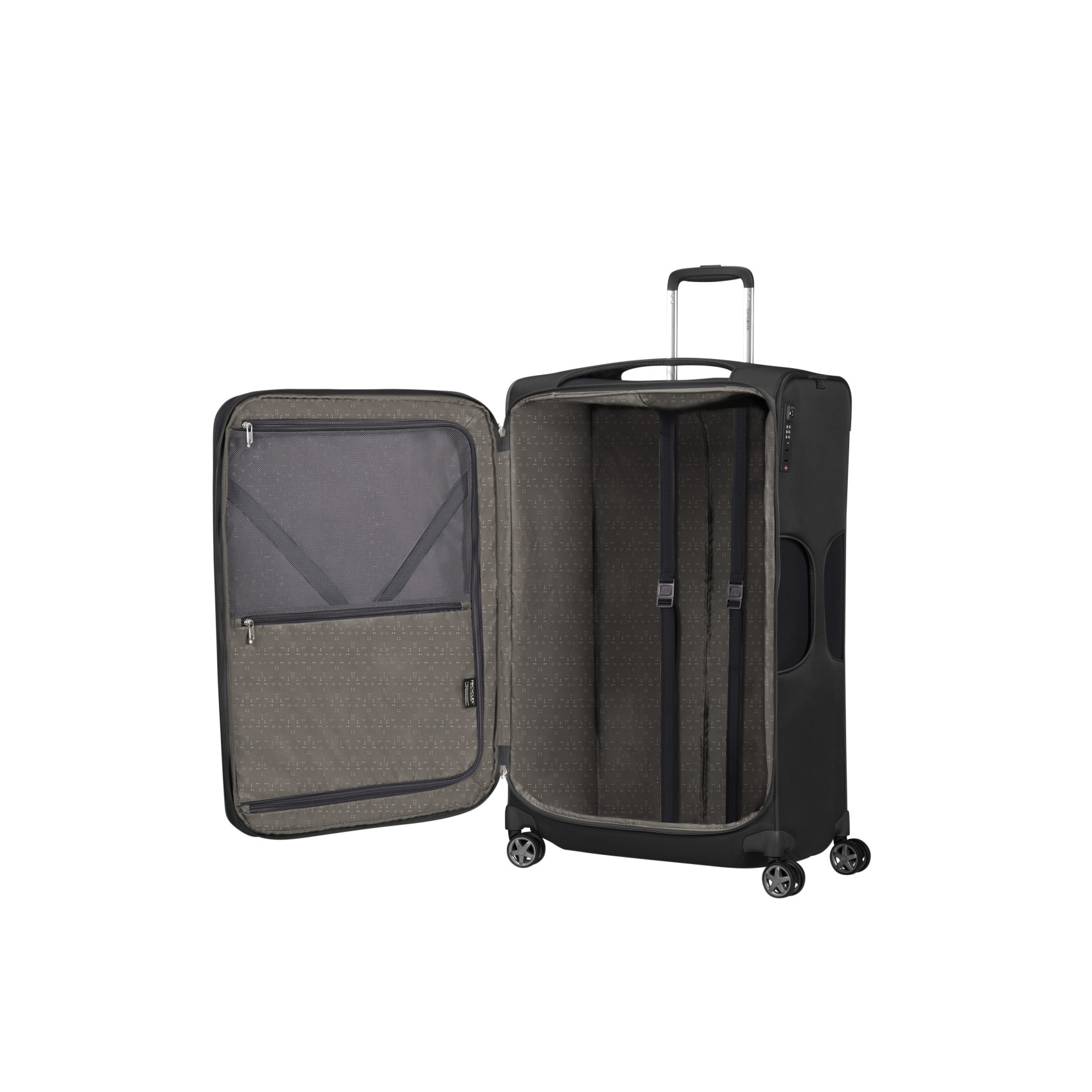 D'lite 4-wheel large suitcase SAMSONITE Black